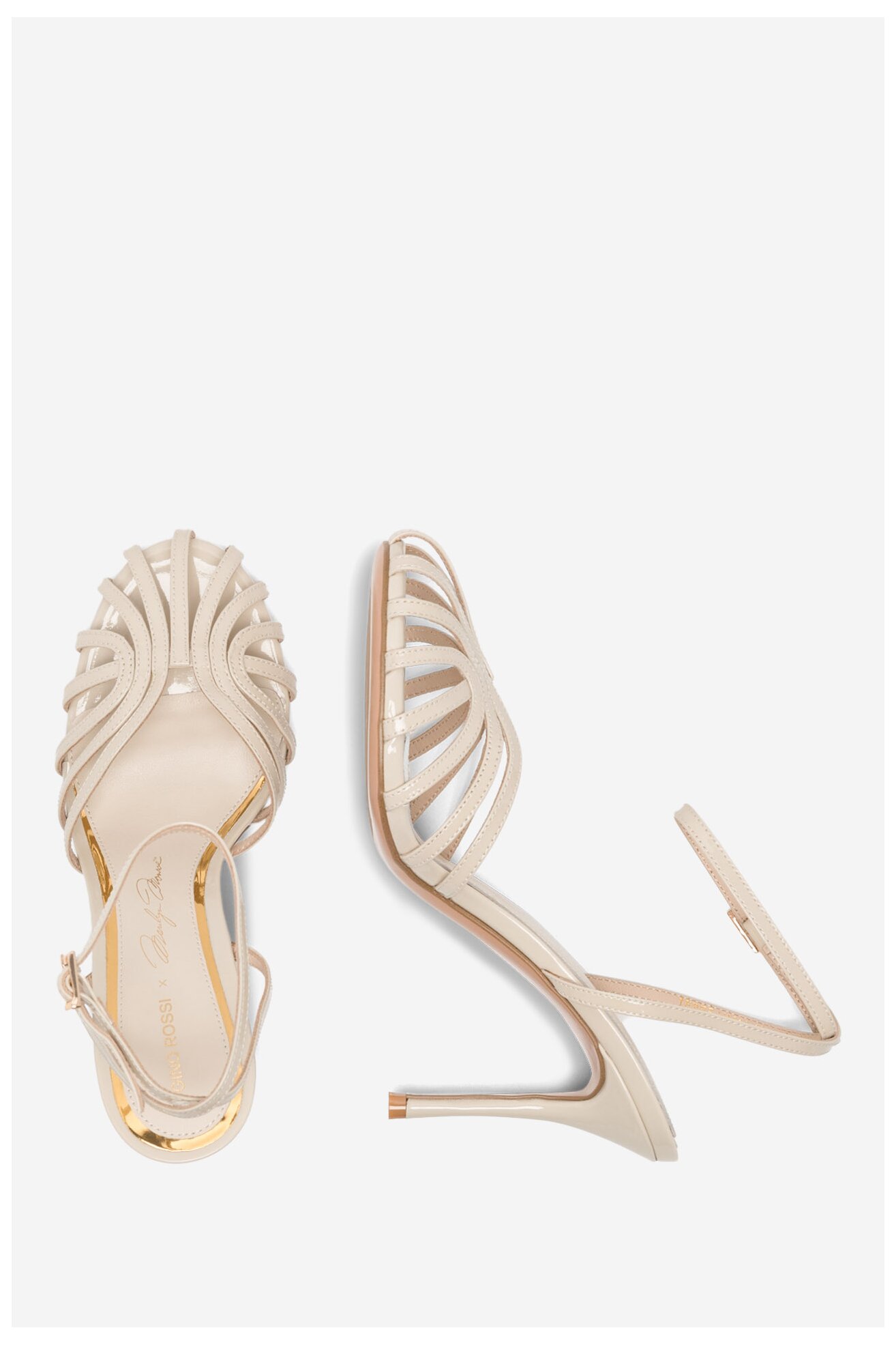 Sandały Gino Rossi CHERIE-V1613-13-1 Ivory