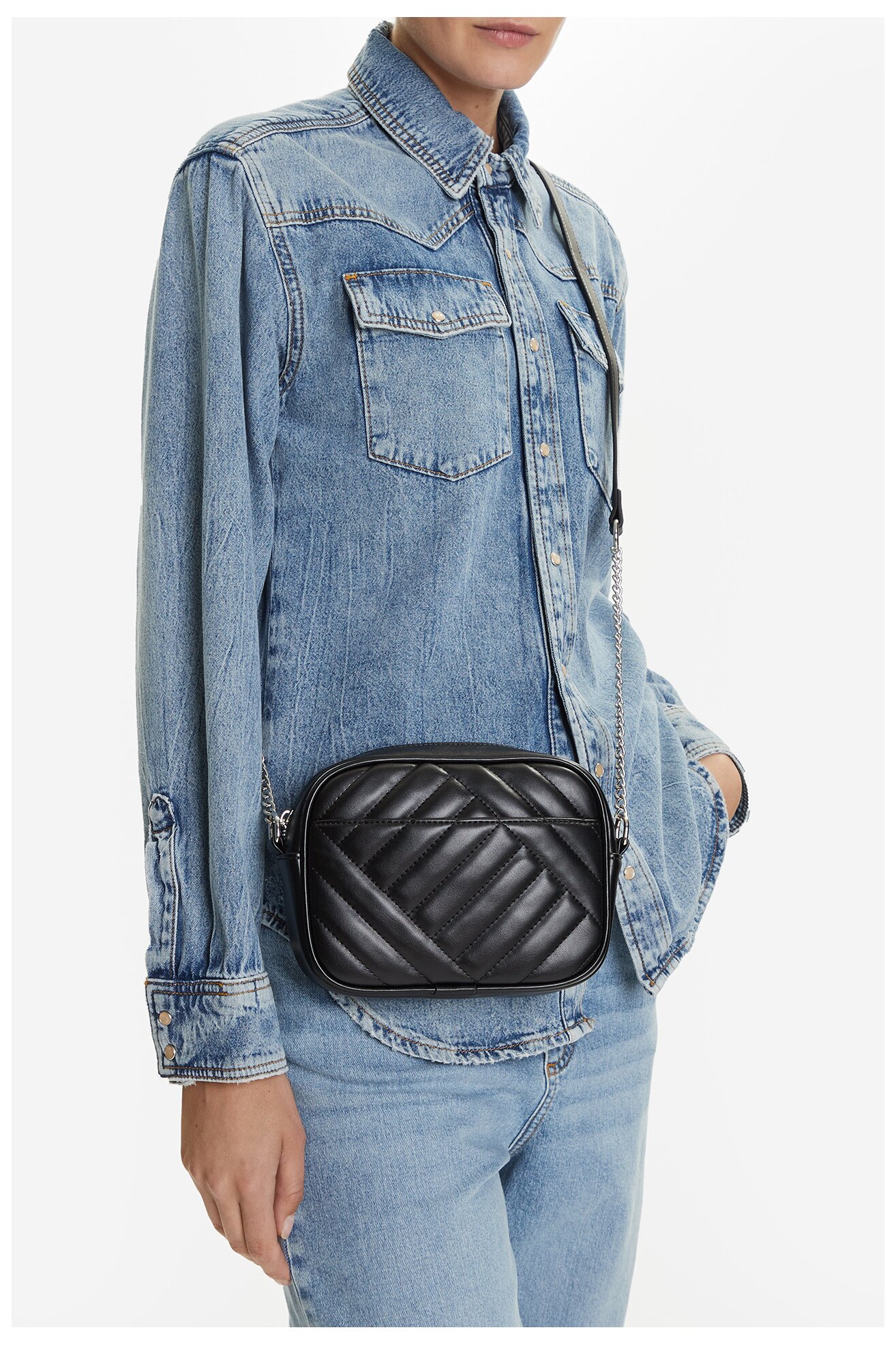 Сумка З Ремінцем Jenny C-JNY-M-021-08 ЧОРНИЙ