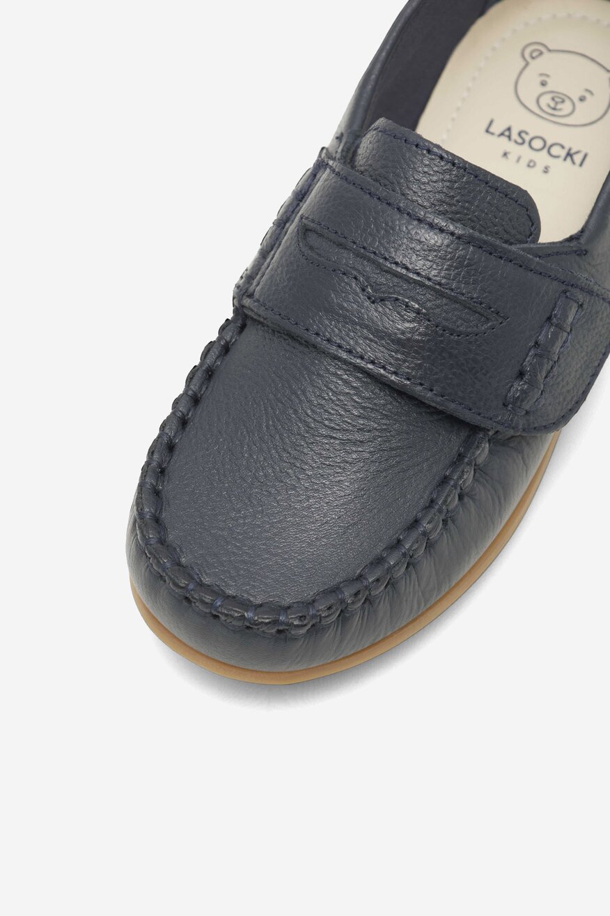 
                Lasocki Kids - Skórzane mokasyny - 5905588401735