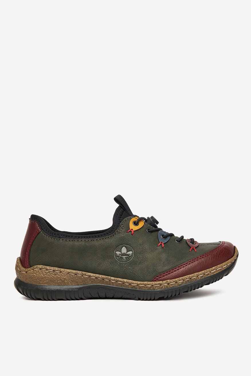 Polobotka Rieker ZELENÁ - 2230083223326
