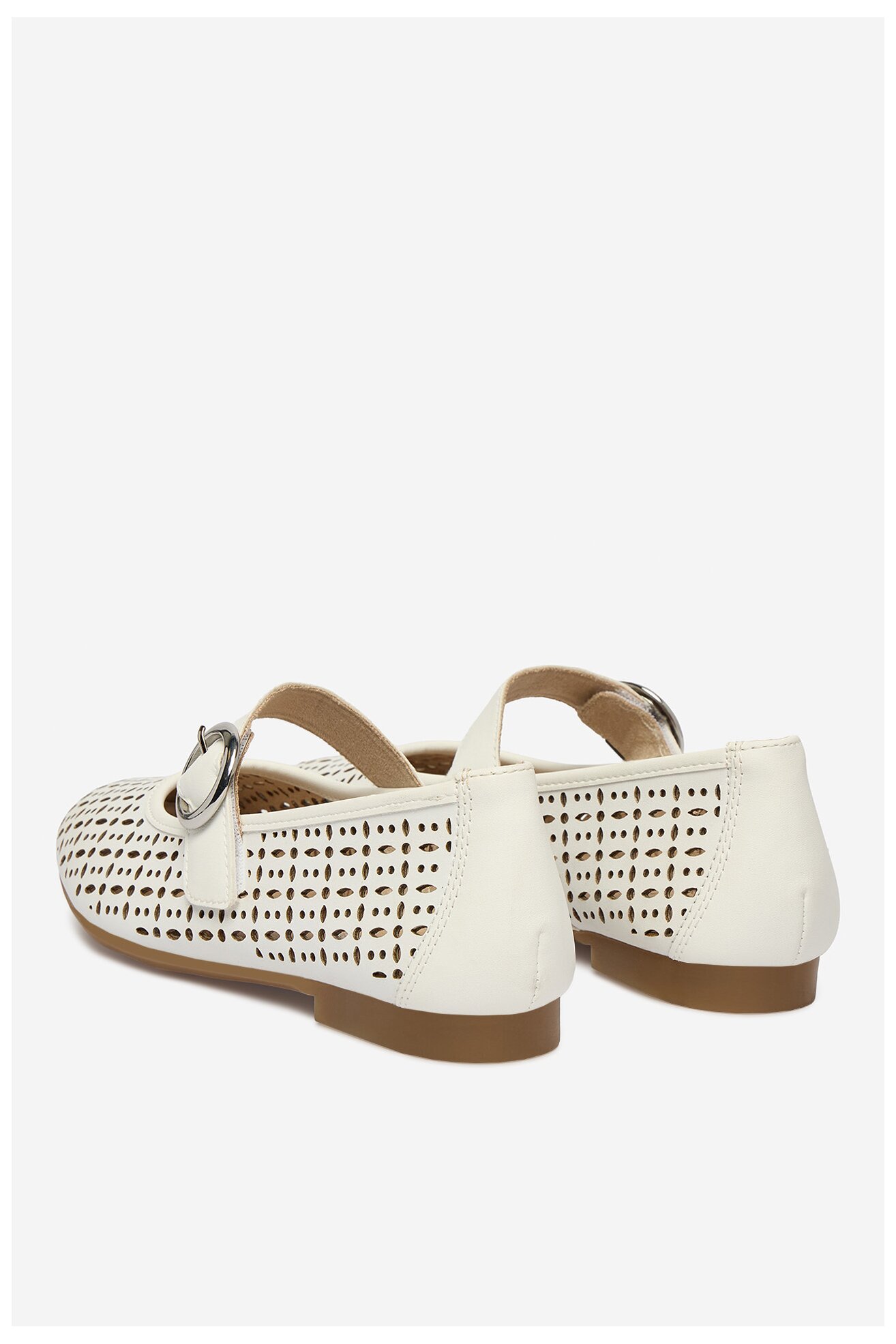 Baleriny Remonte CEO-D0K16-80 Biały