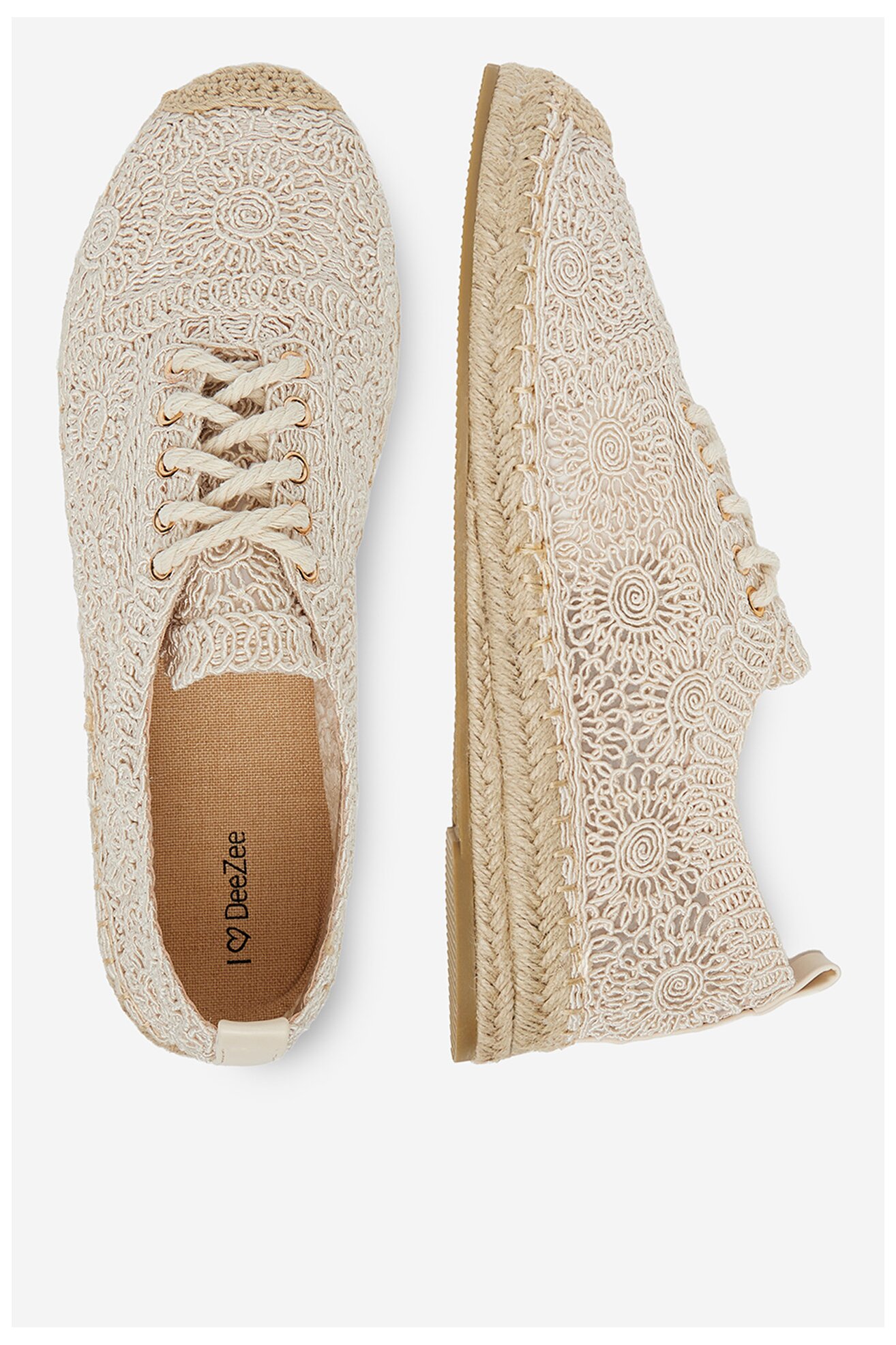 Eспадрили DeeZee 3H33549-1 БЕЖОВ