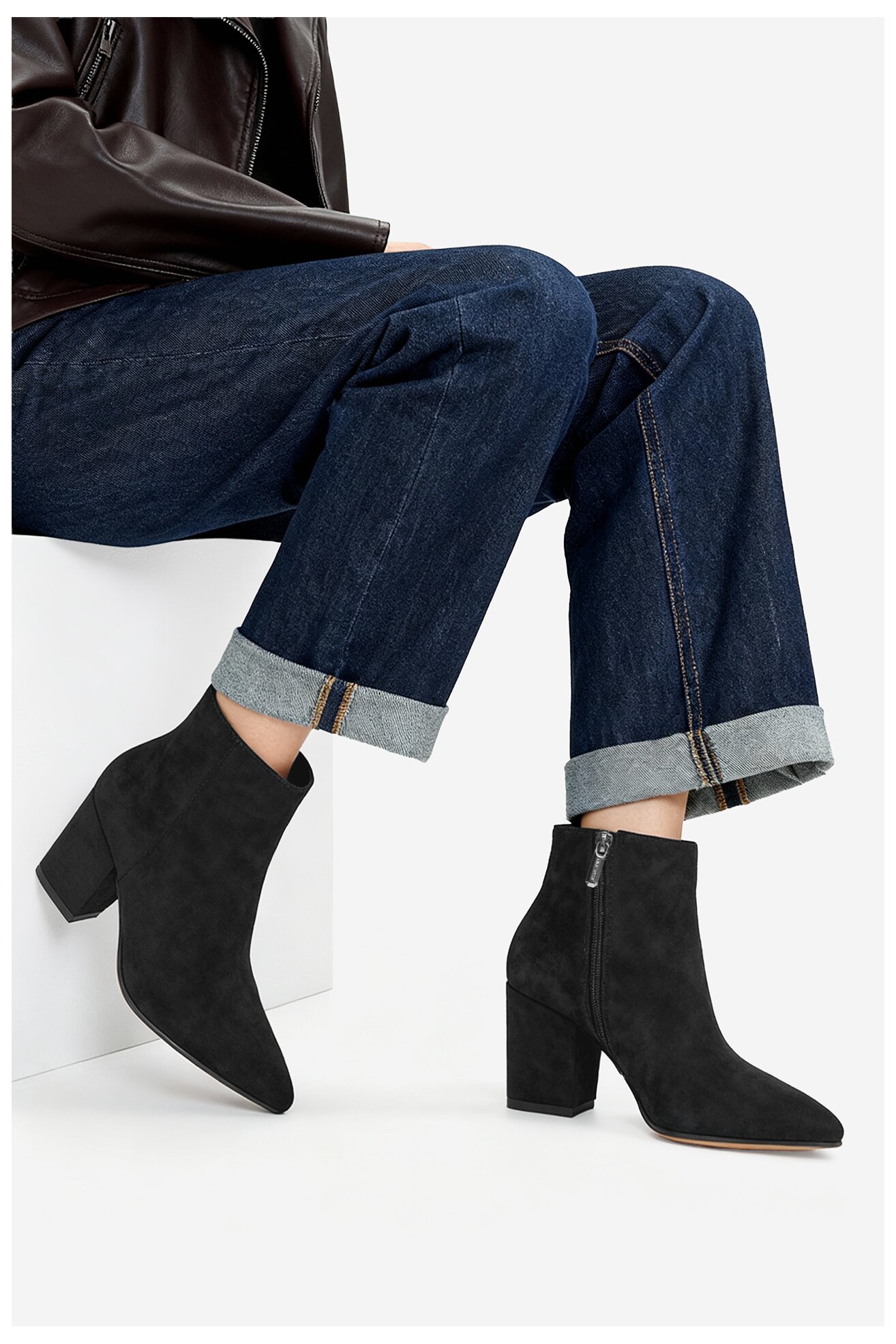 Kratke čizme NINE WEST CEO-ZAKIA-01 CRNA