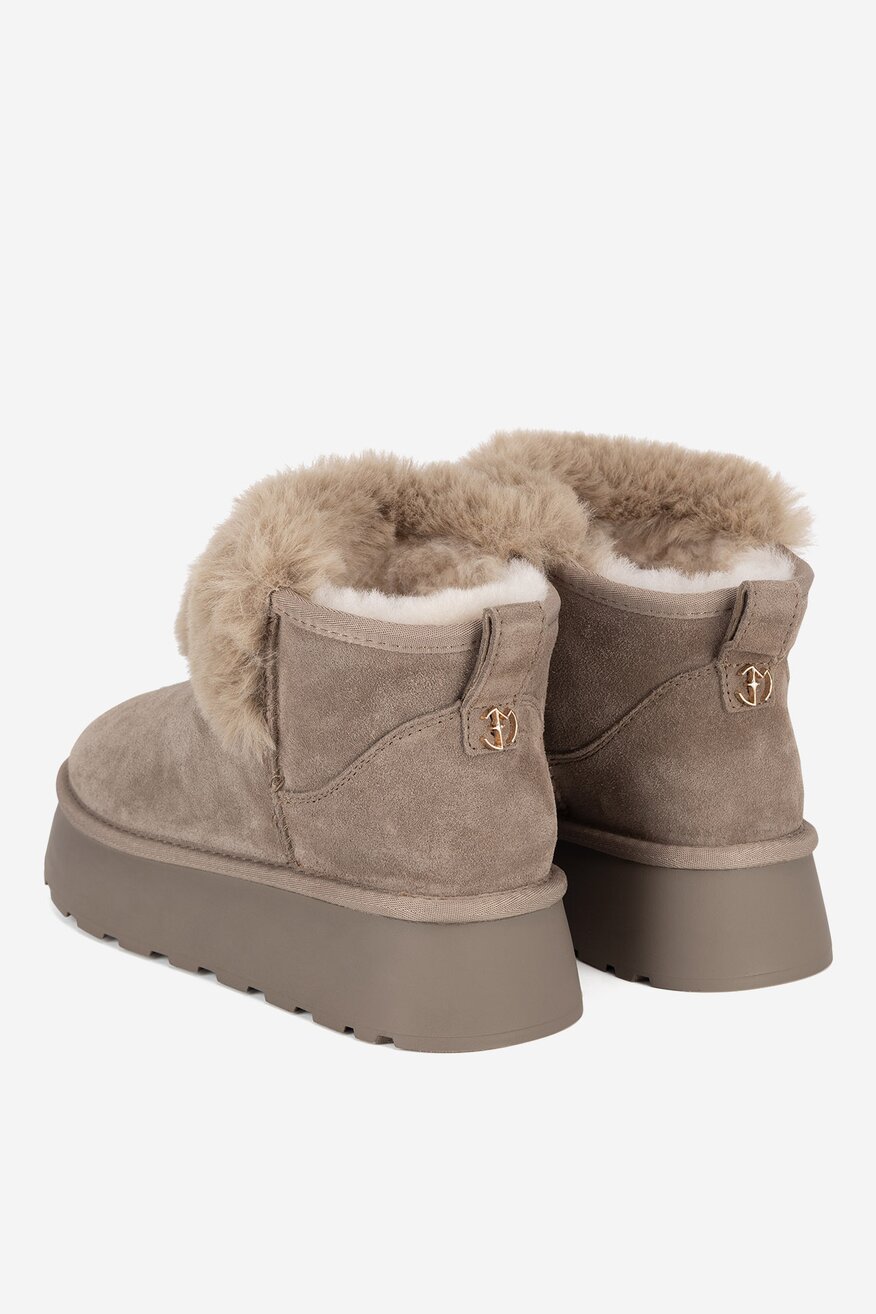 
                EVA MINGE - Śniegowce zamszowe ocieplane - 5905588899693