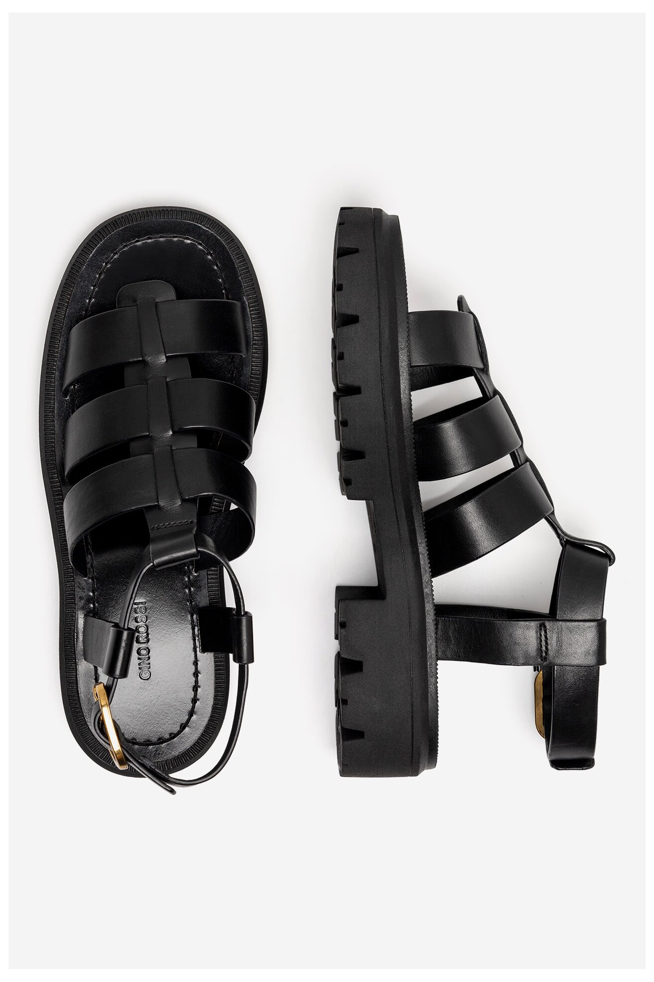 Sandały Gino Rossi ELISABETH-112817 Czarny