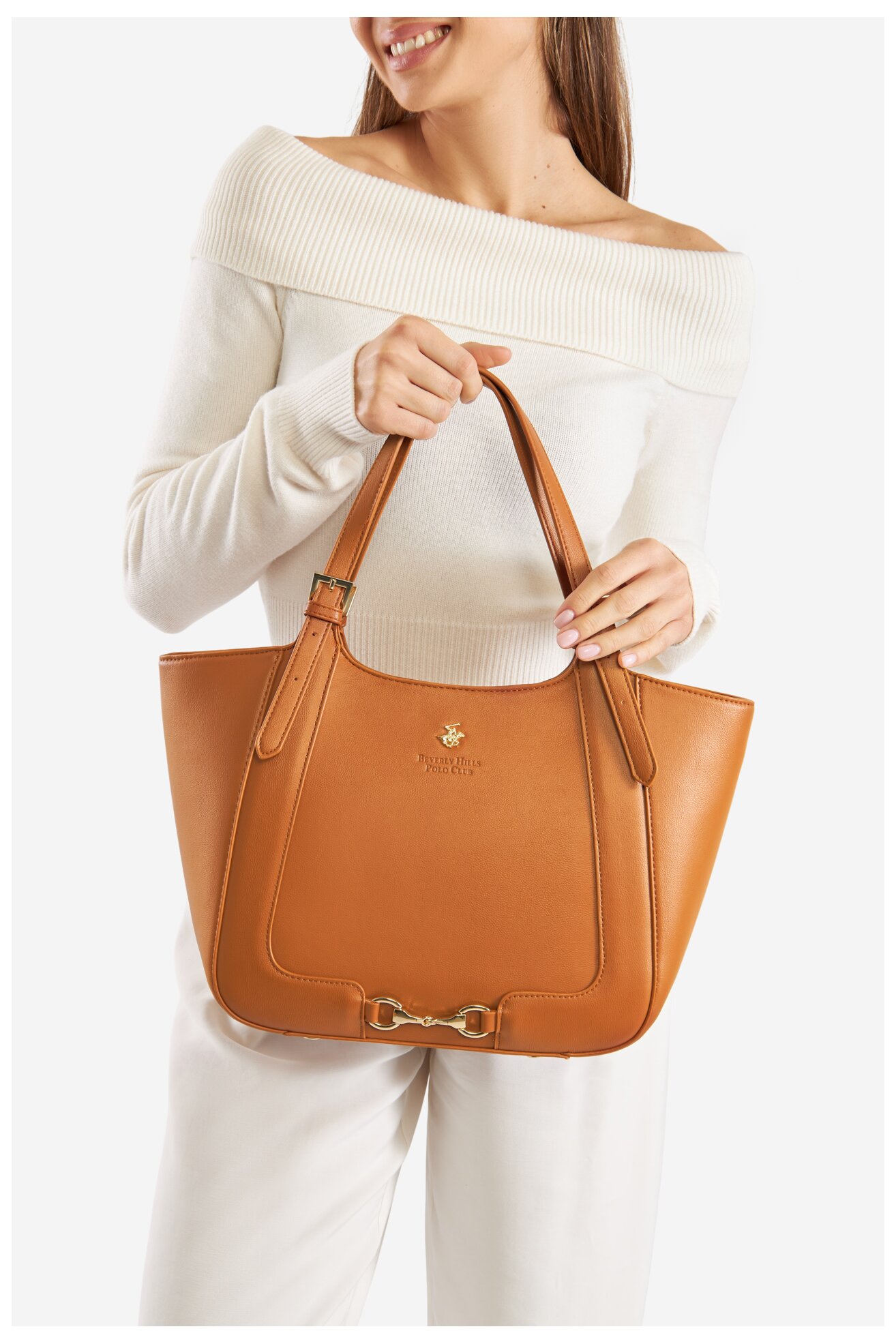 Kézitáska Beverly Hills Polo Club BHPC-K-044-06 CAMEL