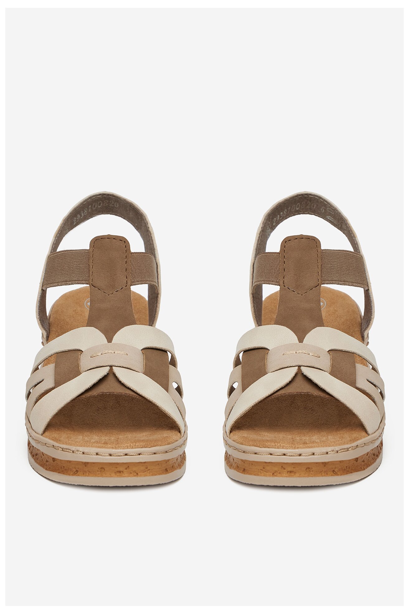 Сандали Rieker 62918-62 СЛОНОВА КОСТ