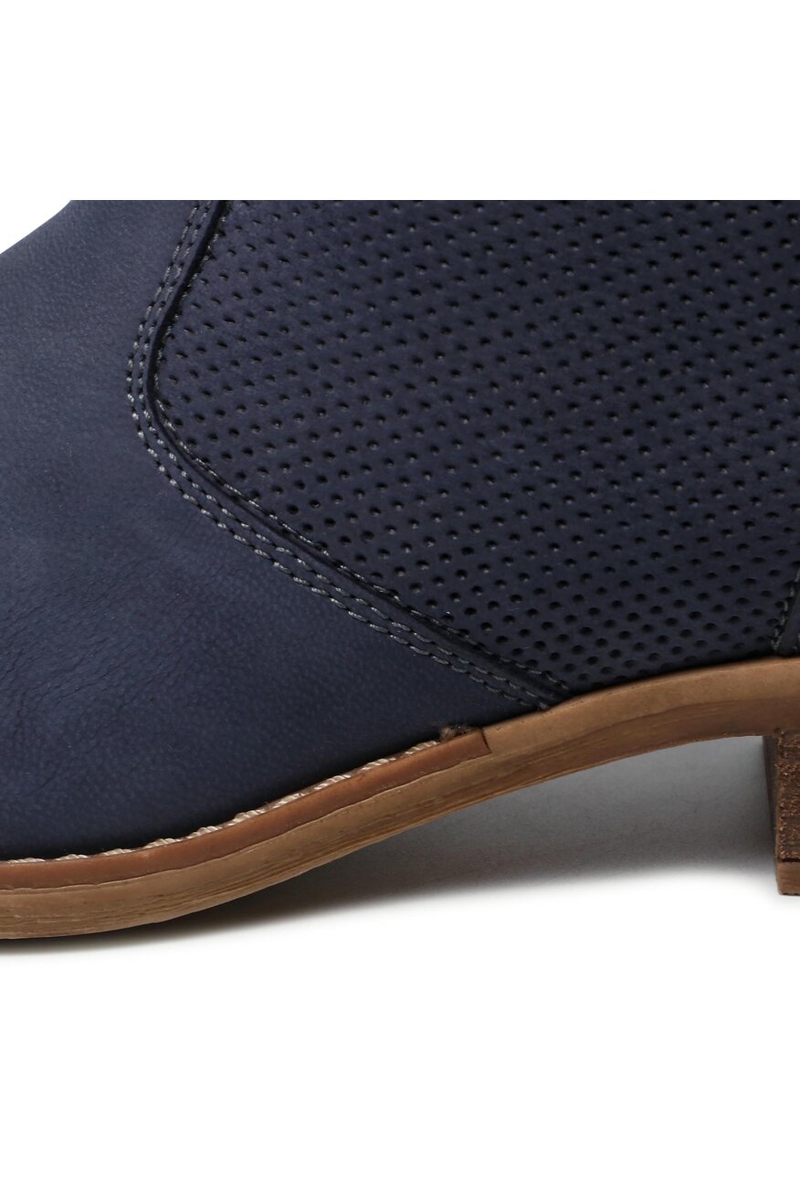 
                Lasocki - Skórzane botki ażurowe - 5904248419943