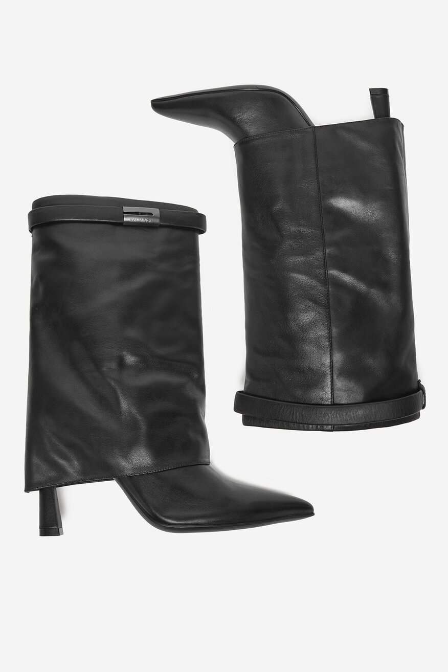 
                Bokacsizma EVA MINGE FEKETE - 5906751409060