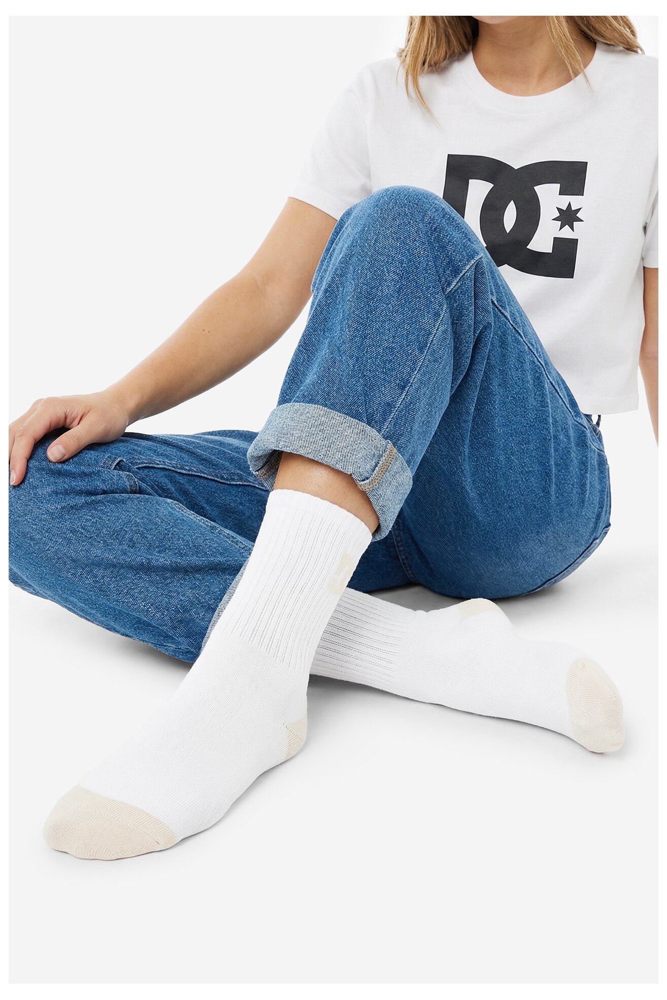 Чорапи DC Shoes AS_DC_03W_SS25 (3-PACK) БЯЛ