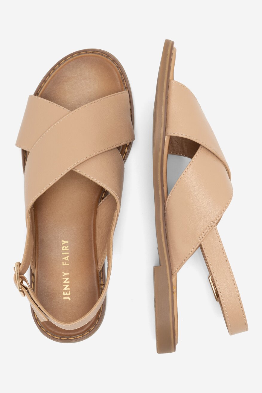 
                Jenny Fairy - Sandały beżowe - 5904862784076