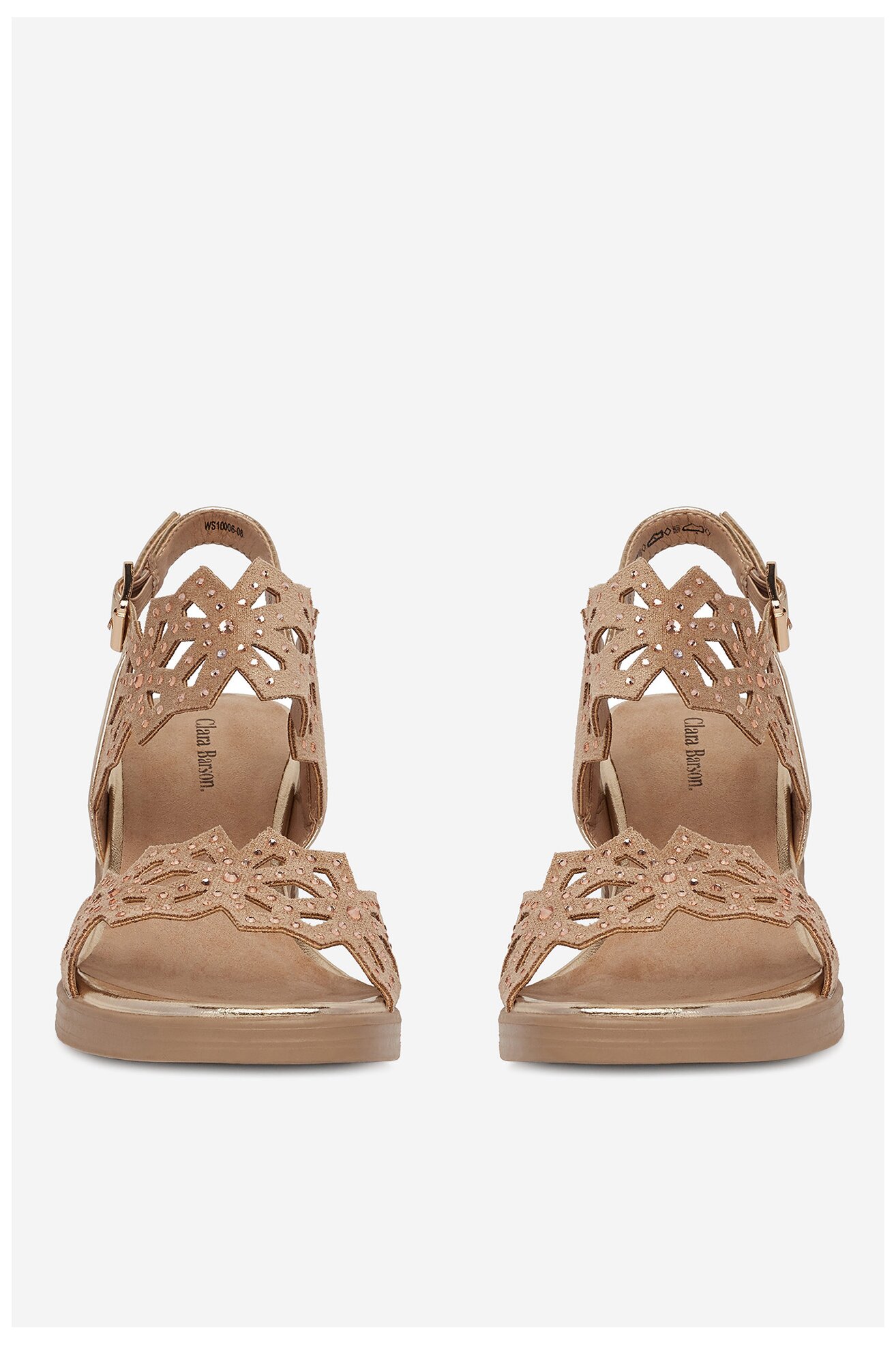 Sandały Clara Barson WS10006-08 Złoty