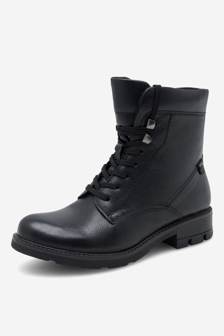 Go Soft - Trzewiki skórzane ocieplane - 5905588060079