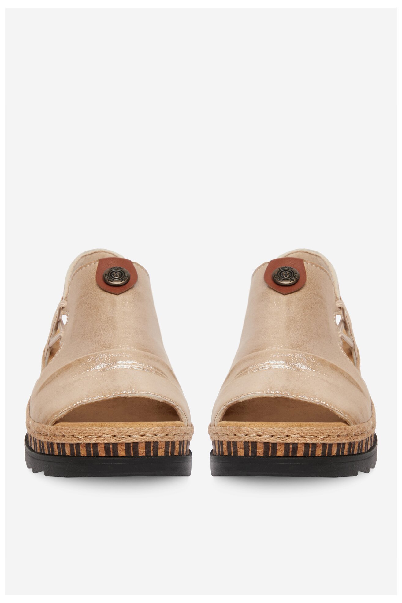 Sandały Rieker CEO-V7972-60 Złoty