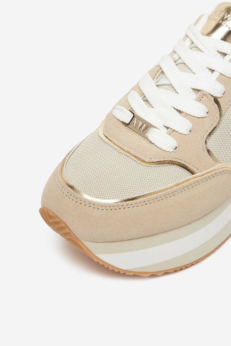 Sneakerși NINE WEST BEJ - 5906751159682
