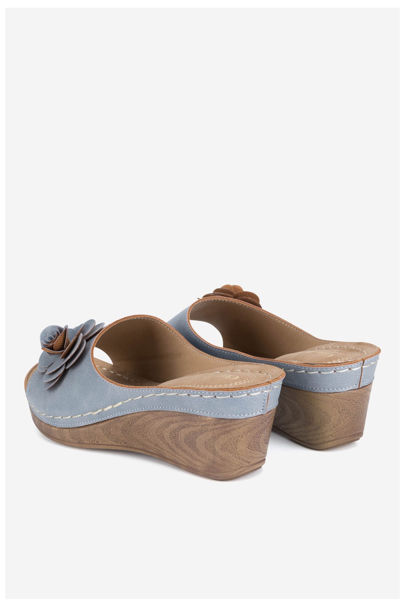 Klapki Clara Barson WYL05010-29 Niebieski