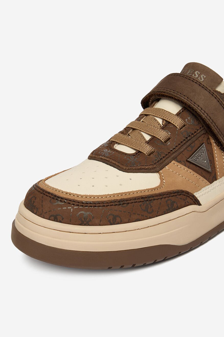 
                GUESS - Sneakersy skórzane - 5906751791257