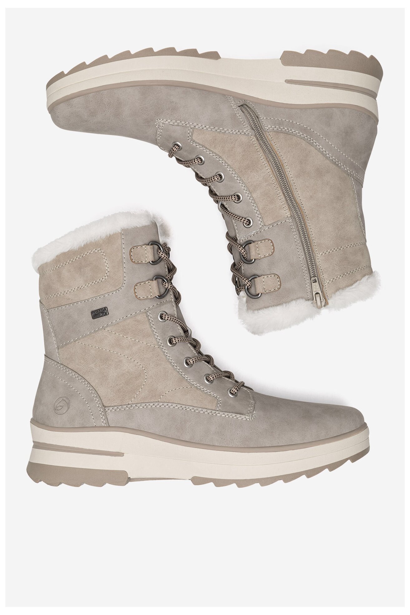 Trzewiki Remonte D2B73-40 Beżowy