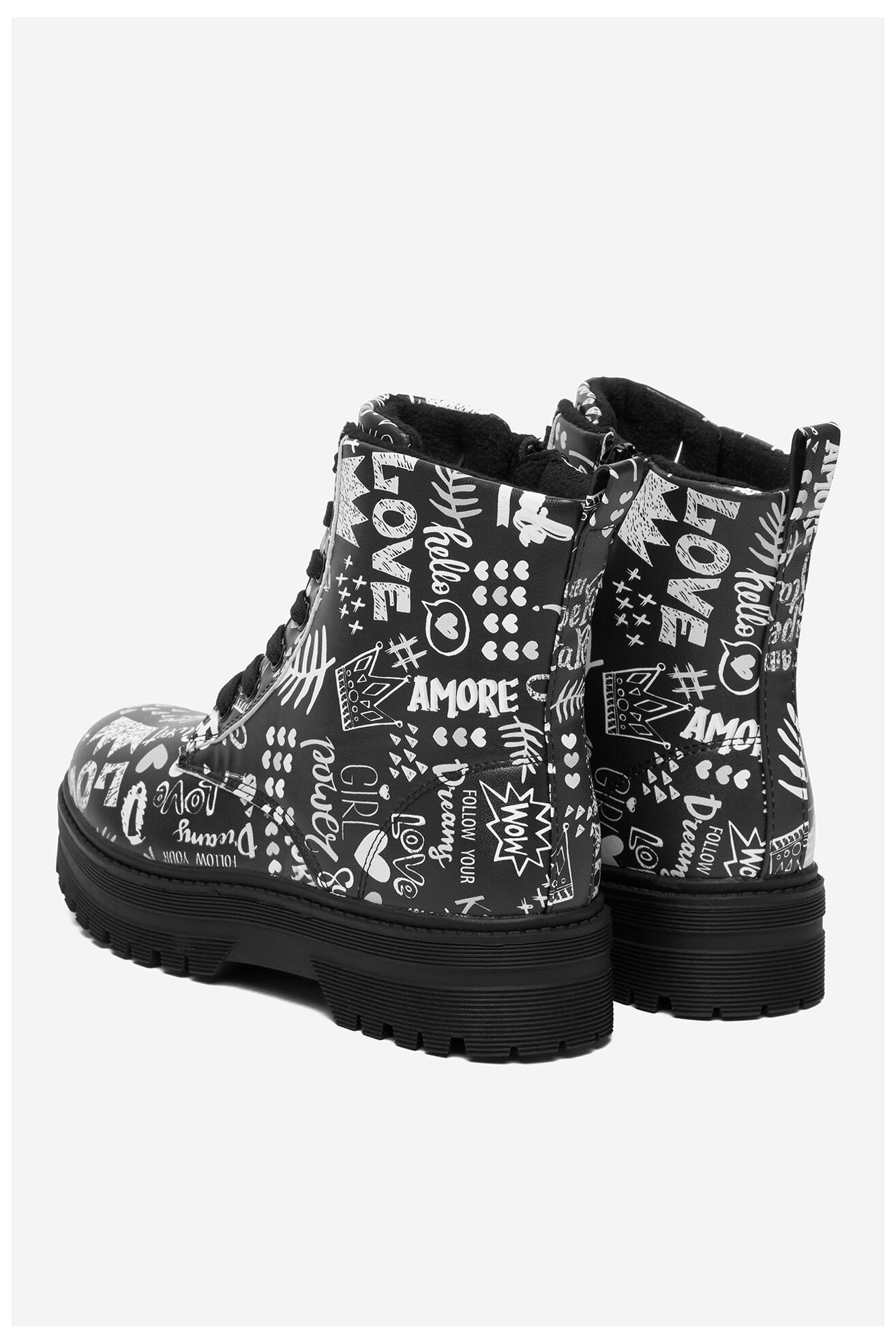 Trzewiki DeeZee CF2880-1 Czarny