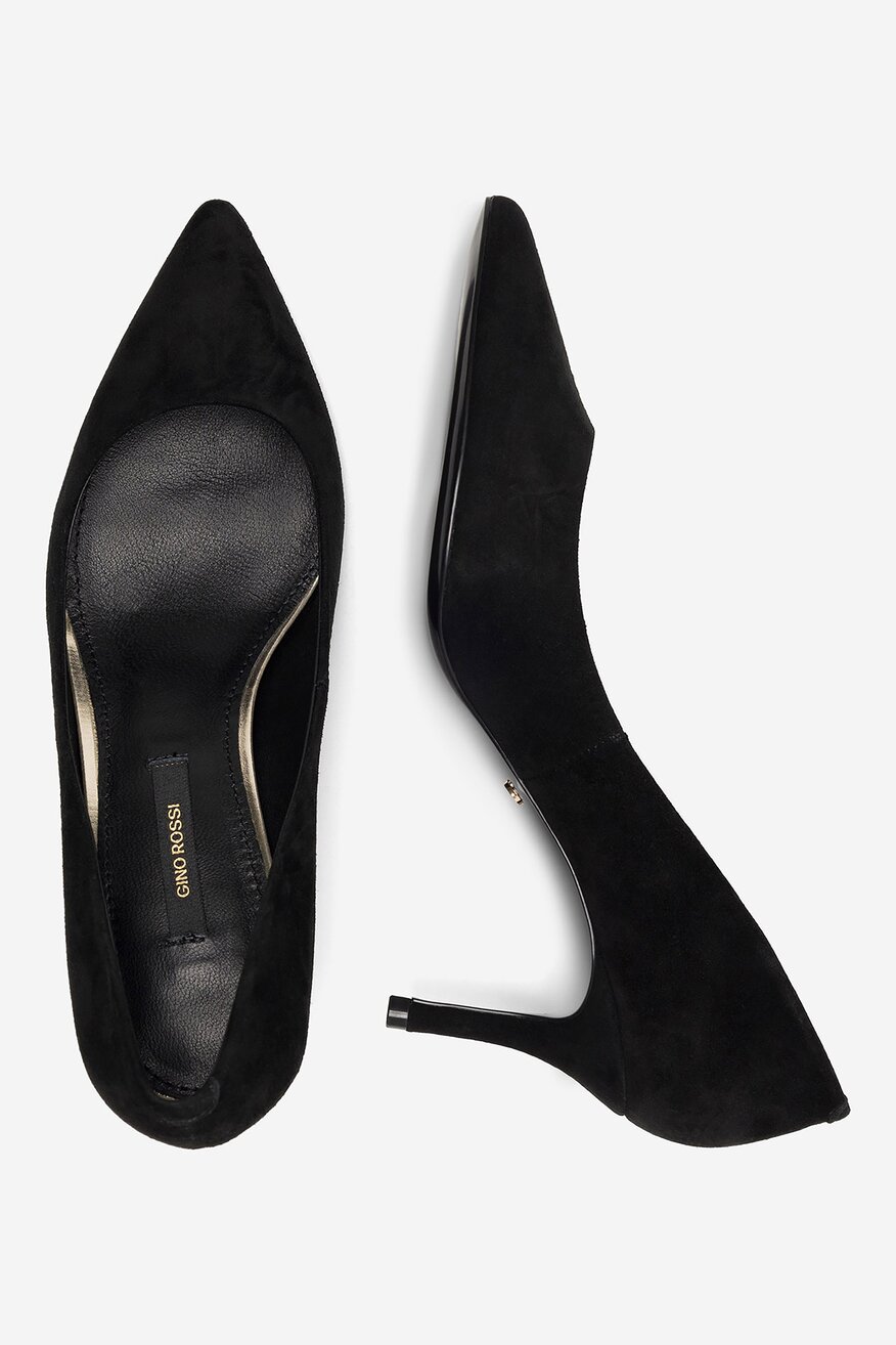 
                Gino Rossi - Czółenka skórzane na szpilce - 5905588064626