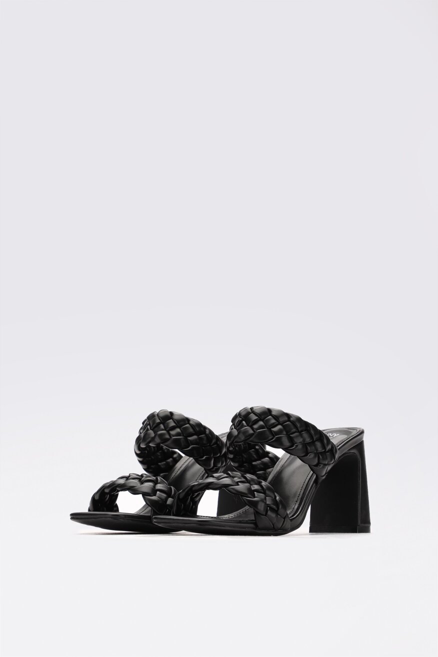 
                Jenny Fairy - Klapki na obcasie czarne - 5903698384665