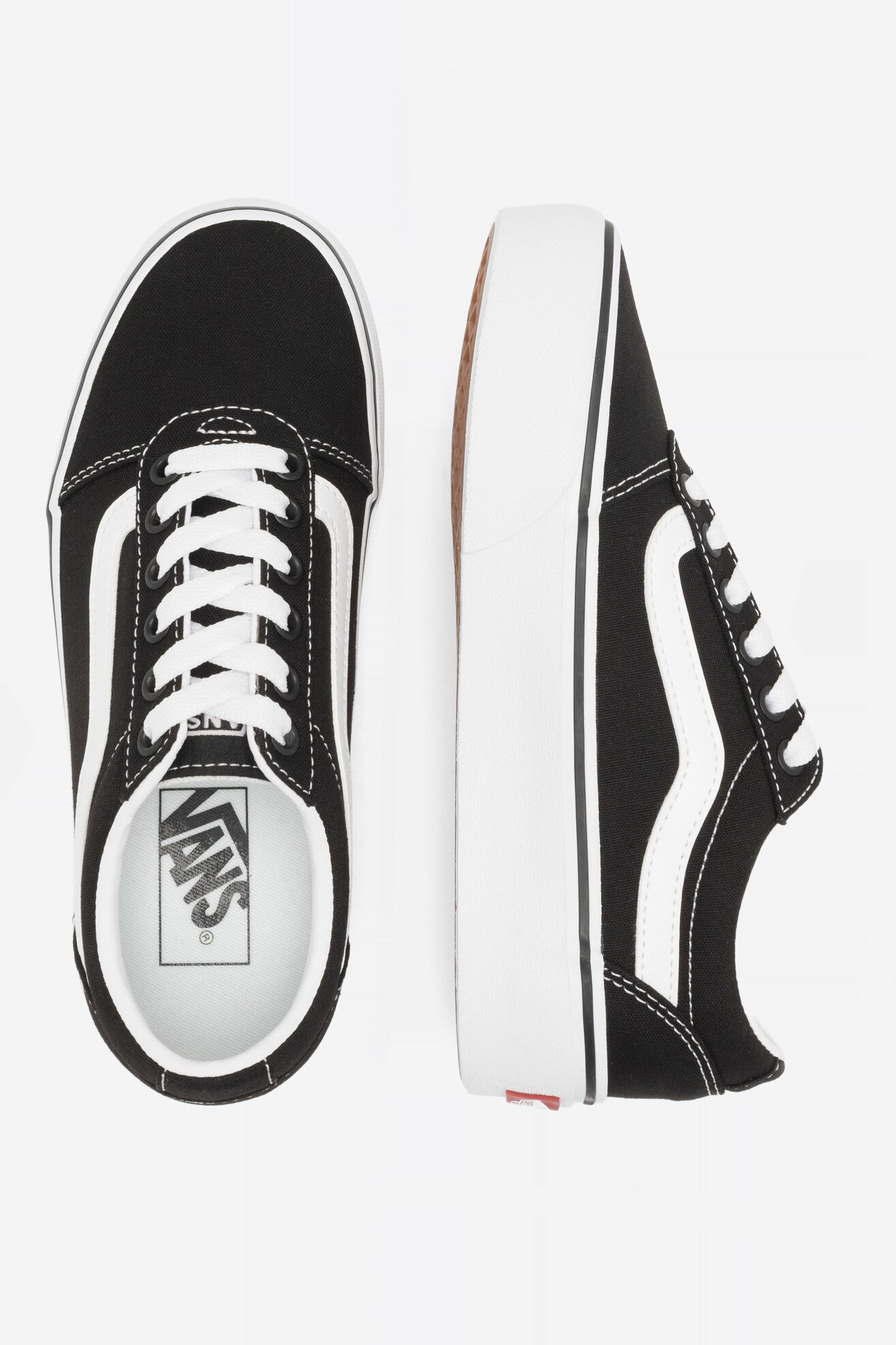 Pantofi pânză Vans WARD PLATFORM VN0A3TLC1871 NEGRU