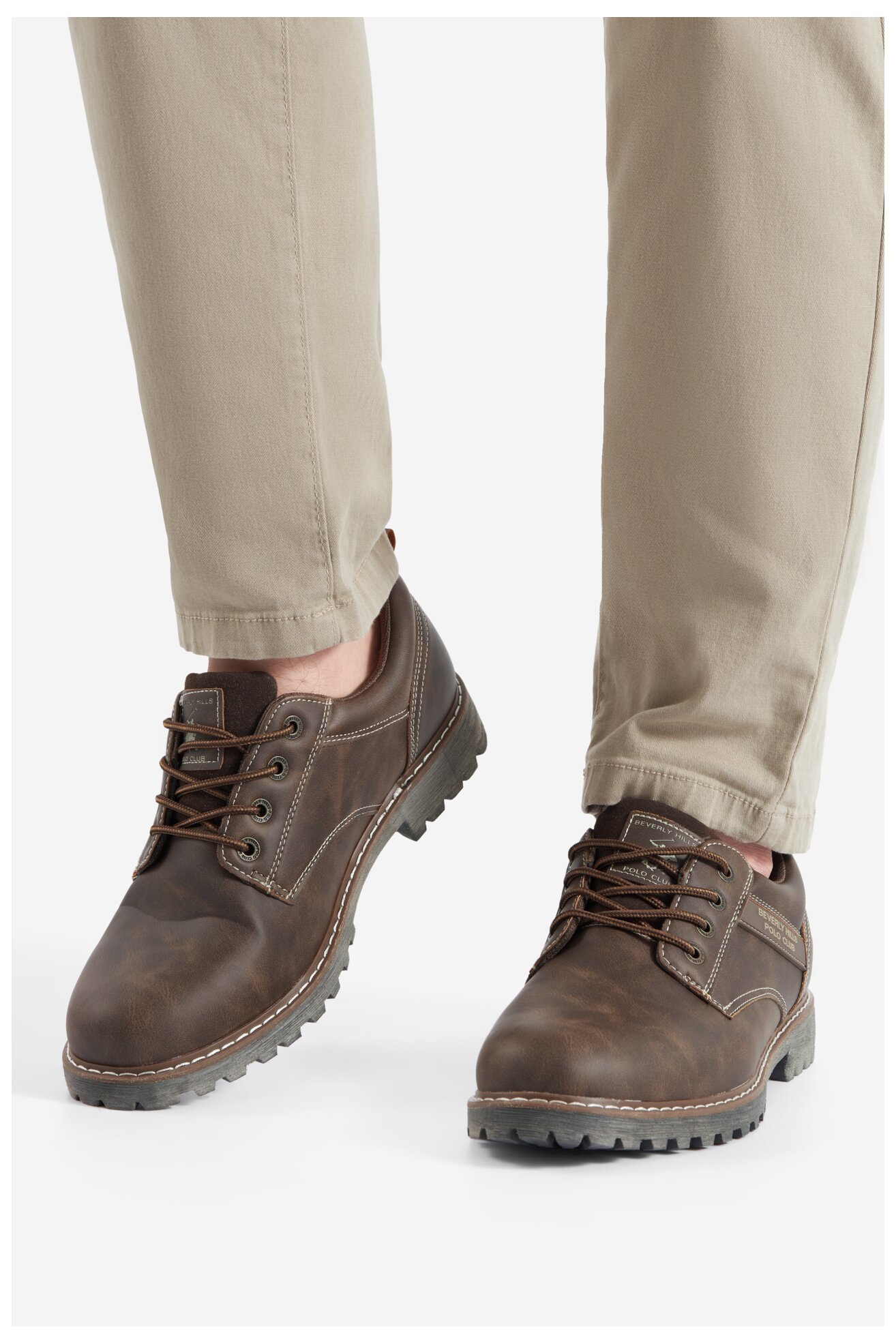 Półbuty Beverly Hills Polo Club V5-4371 Brązowy