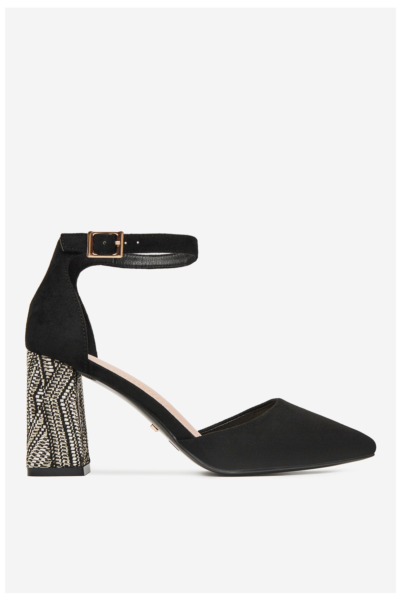 Lodičky DeeZee A1-0272H1 ČERNÁ