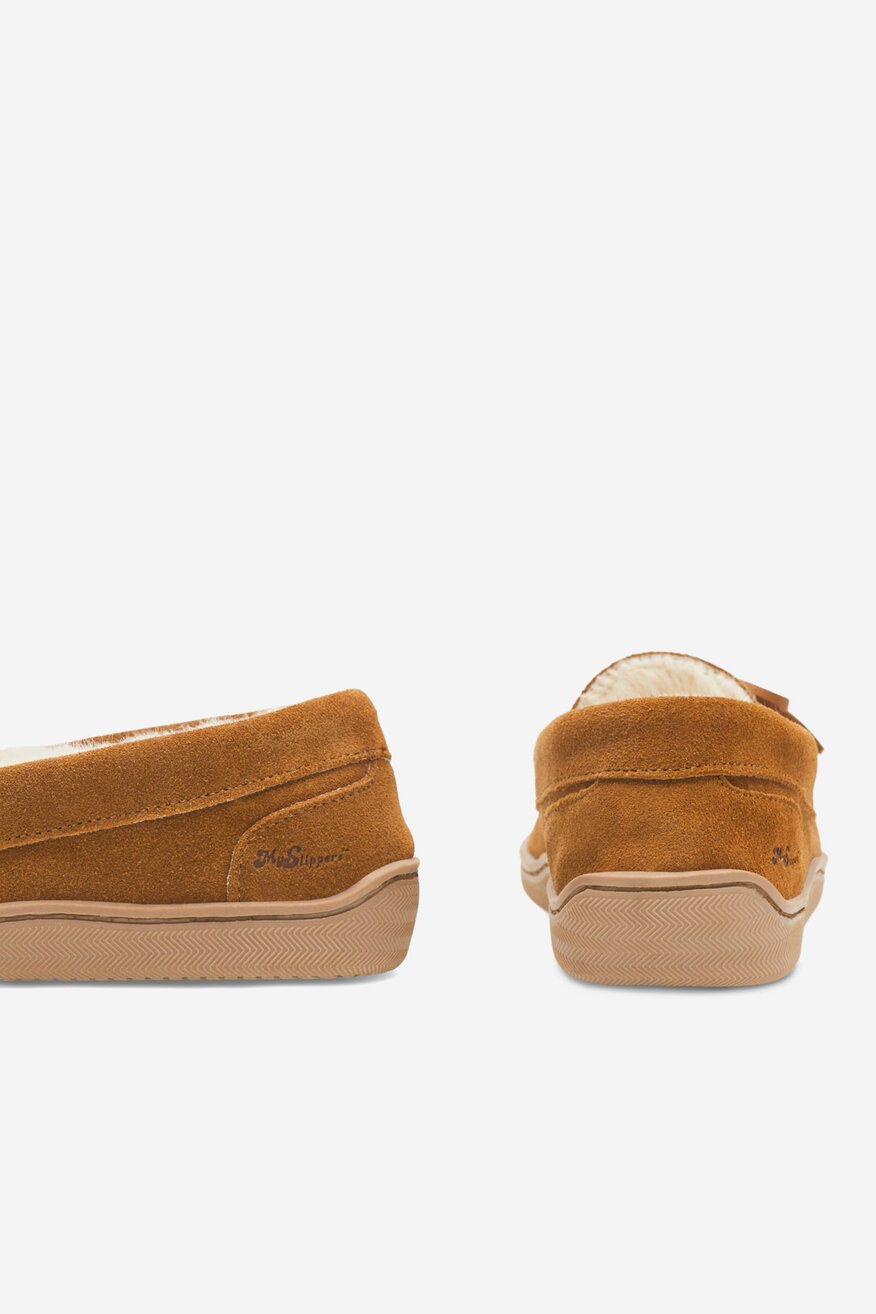 MYSLIPPERS - Skórzane kapcie - 2230055897111