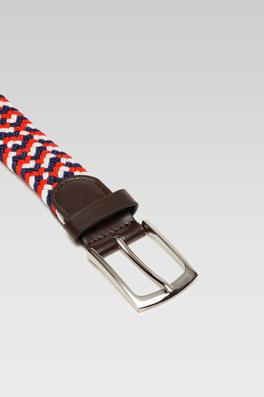 
                Lasocki - Pasek męski czerwony - 5904248933951