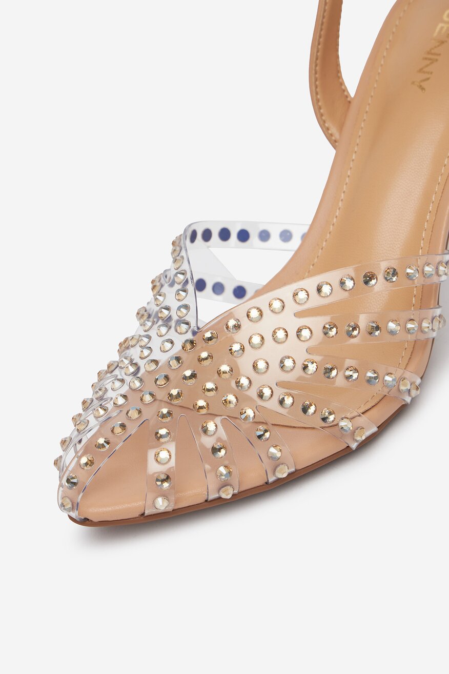 Pantofi cu toc Jenny BEJ - 5906751008942