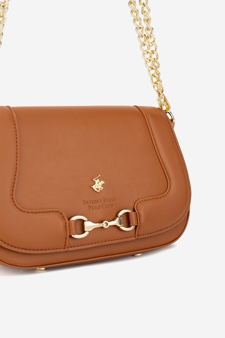 Kézitáska Beverly Hills Polo Club CAMEL - 5905588941859