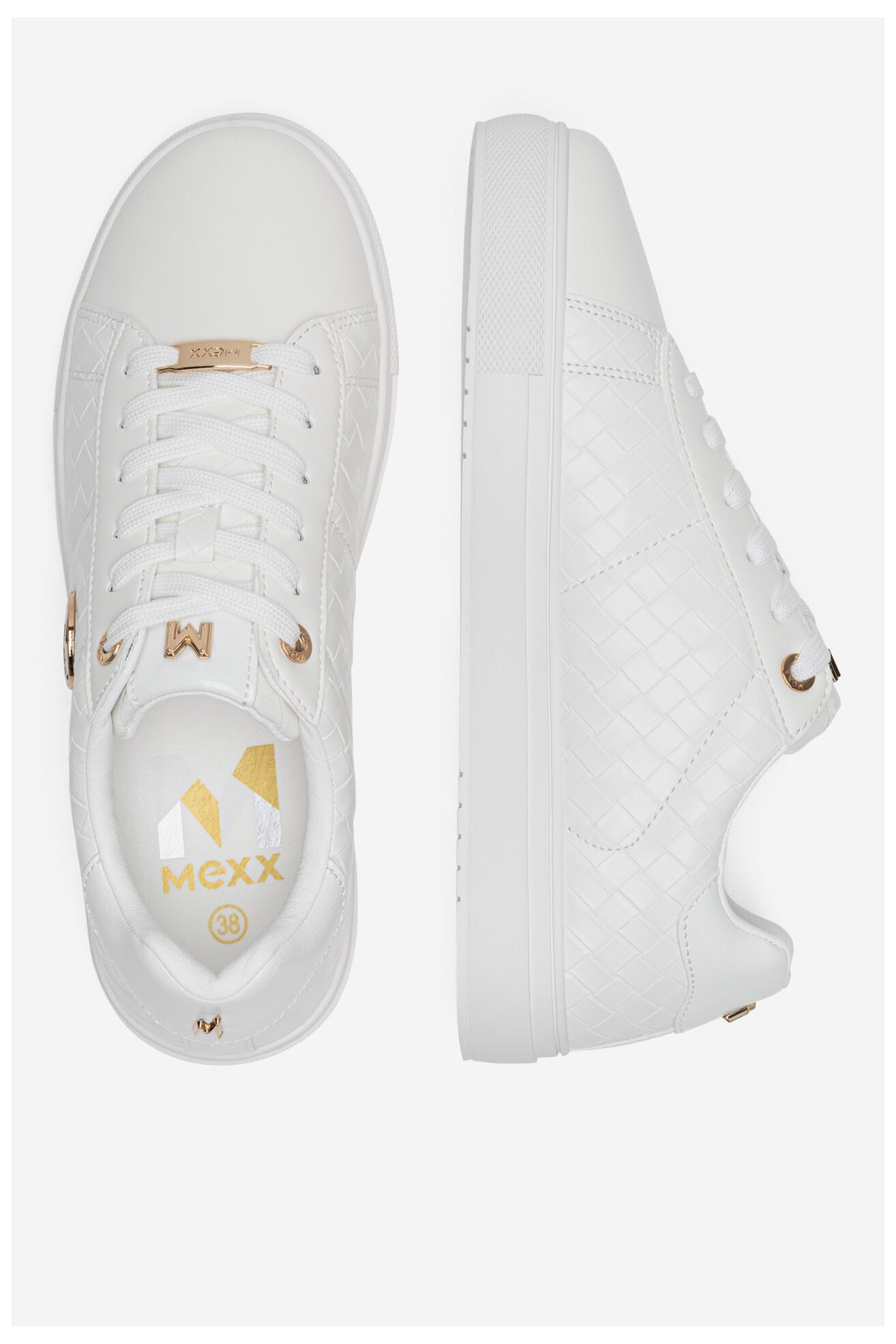 Sneakerși Mexx MI001013451W ALB