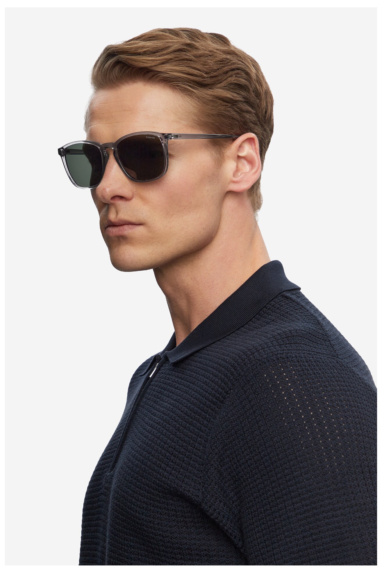 Okulary męskie Polaroid C PLD 4139/S Szary