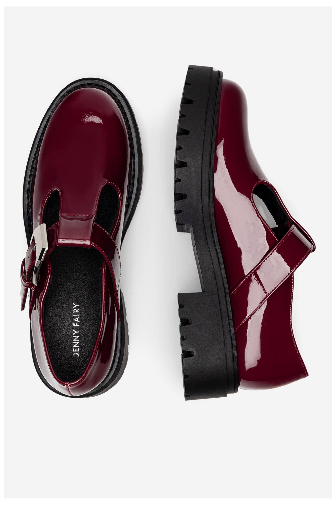 Półbuty Jenny Fairy WS5865-10 Bordowy