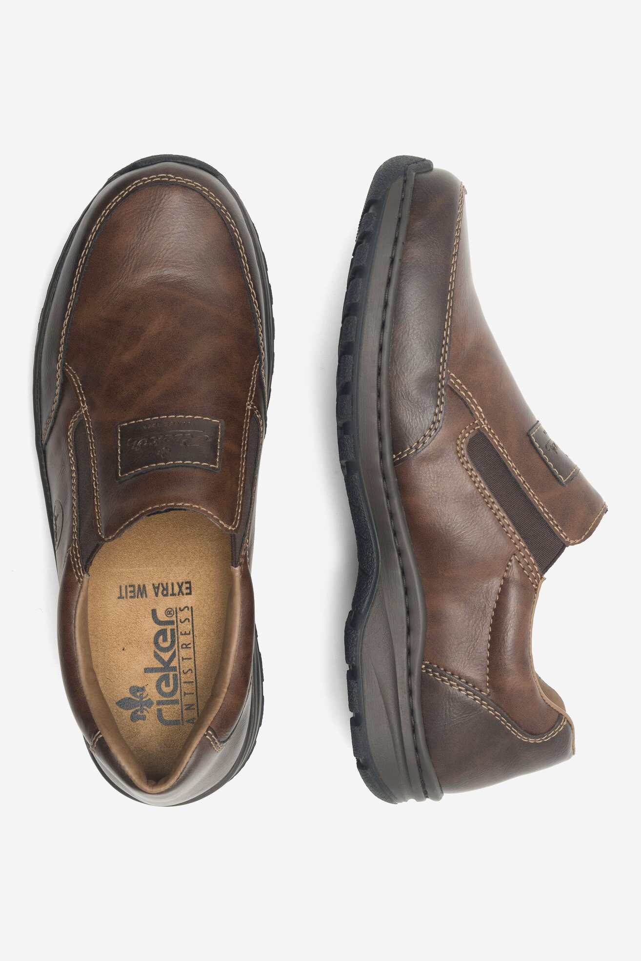 Polobotka Rieker 03354-26 HNĚDÁ