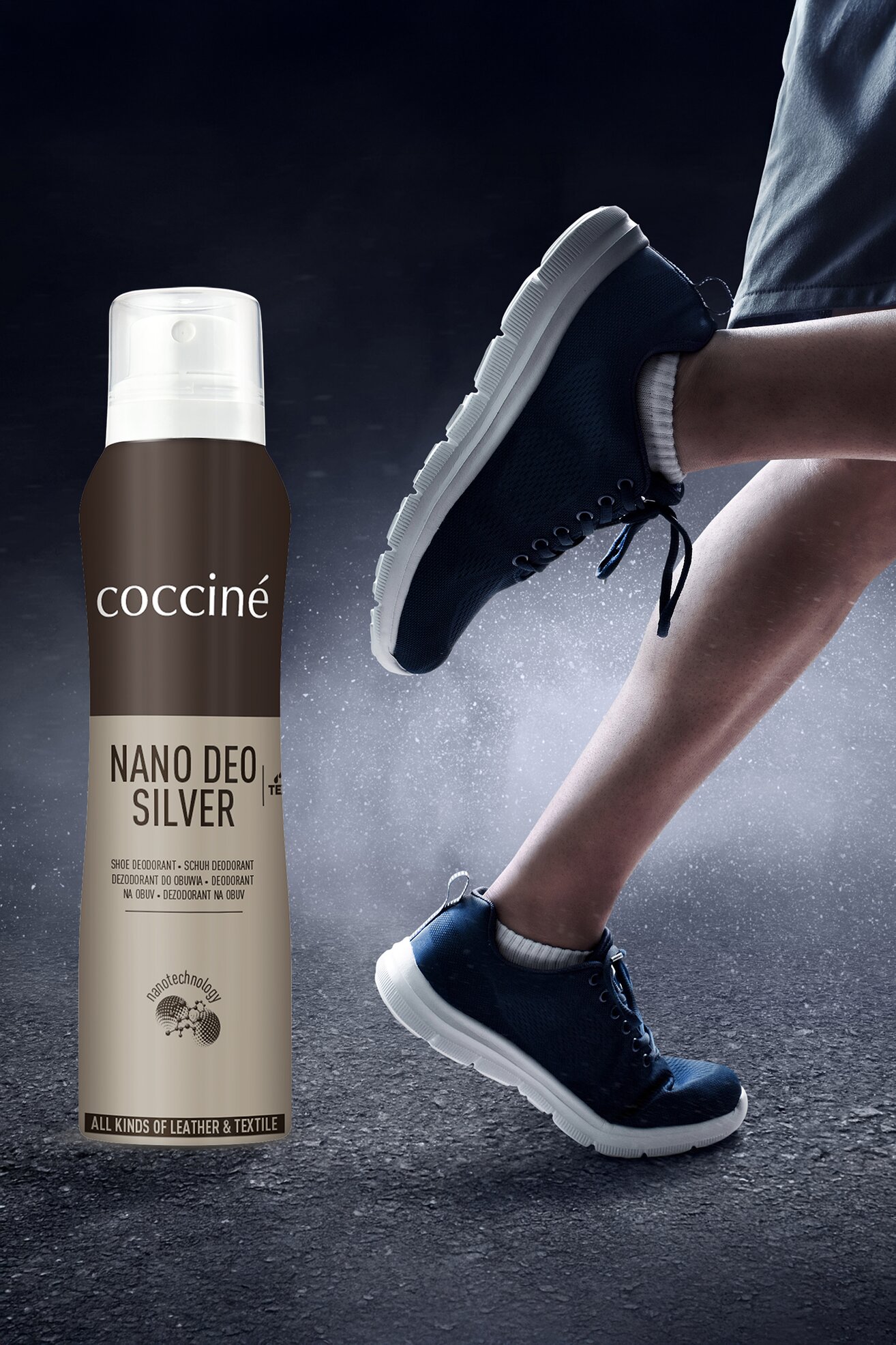 Дезодорант за обувки Coccine COCCINE NANO DEO SILVER SPARY 150 ml v.A БЕЗЦВЕТЕН