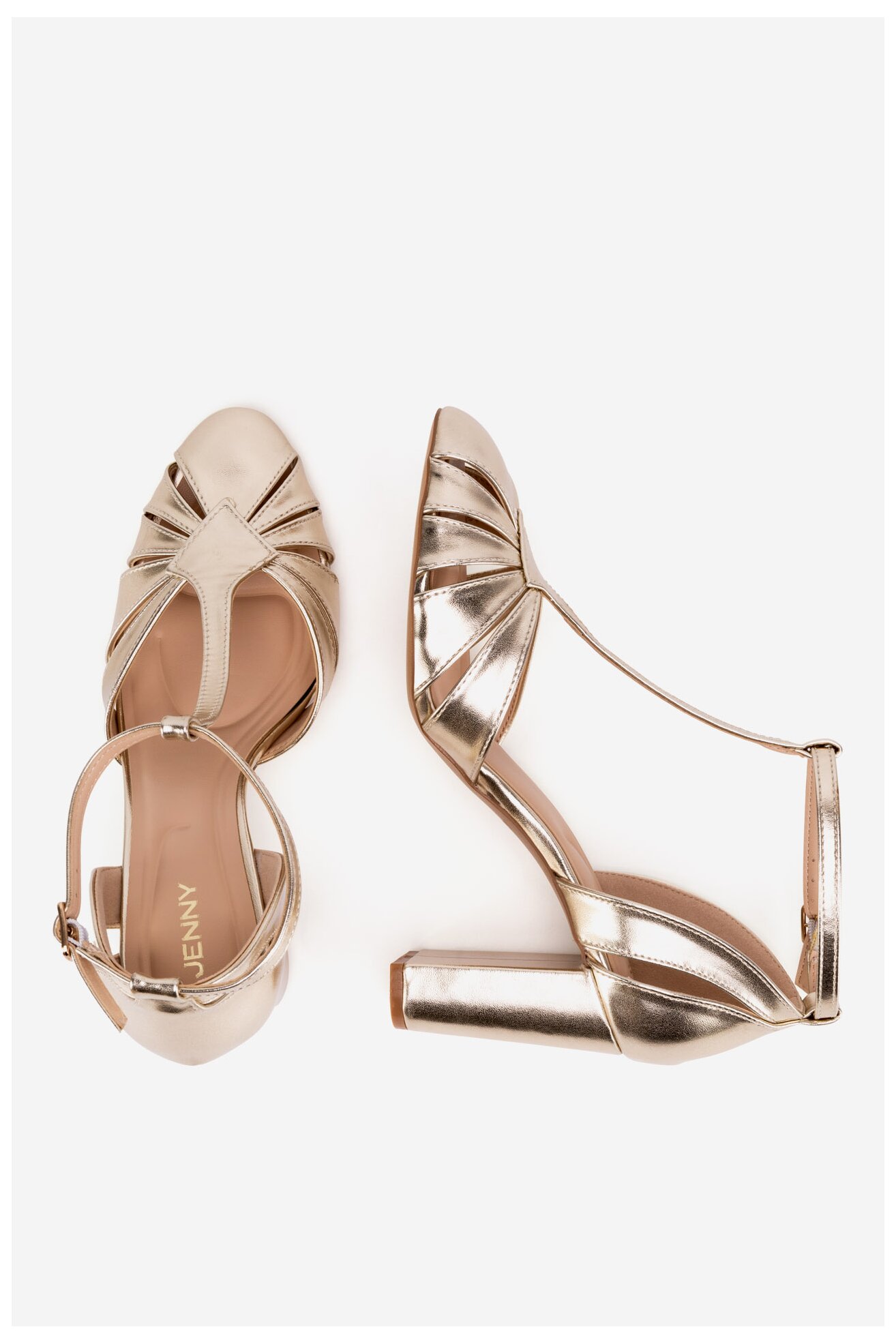 Елегантни обувки Jenny LH24012-4 ЗЛАТИСТ