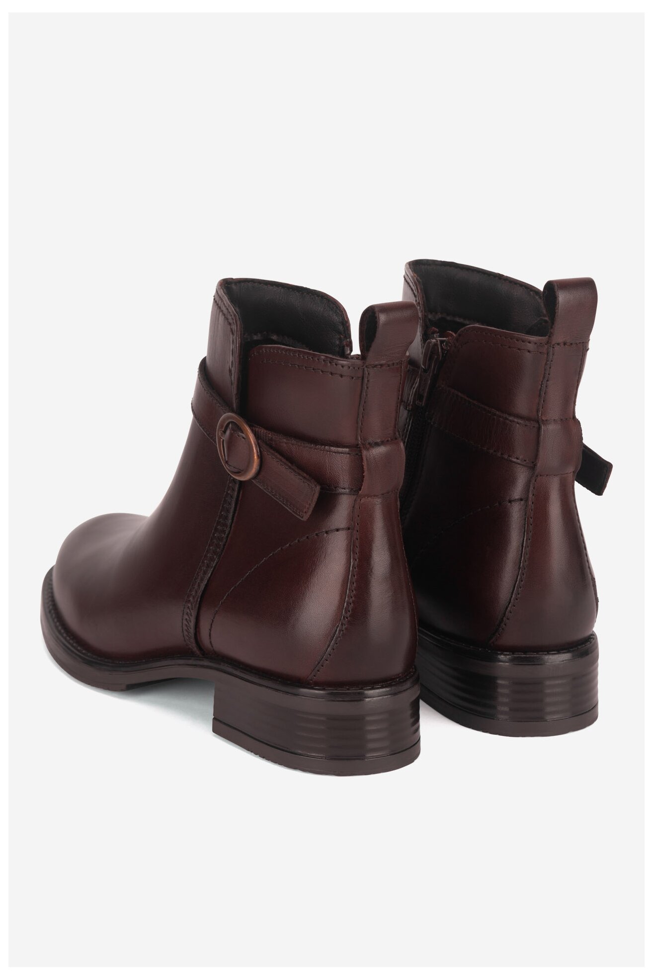 Botki Lasocki WB-DAFFY-44 Brązowy ciemny