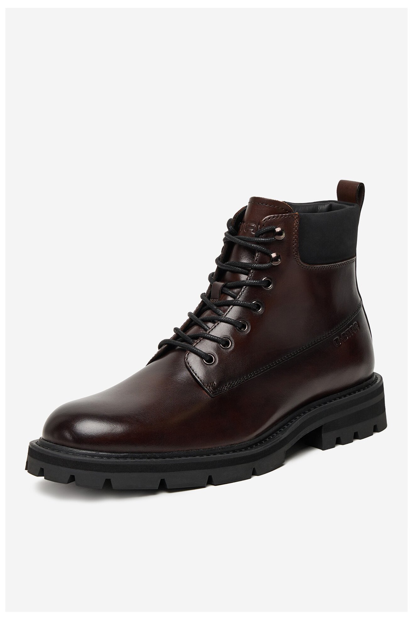 Черевики G-STAR RAW EO-DEXTER-08 125AM ТЕМНО-КОРИЧНЕВИЙ