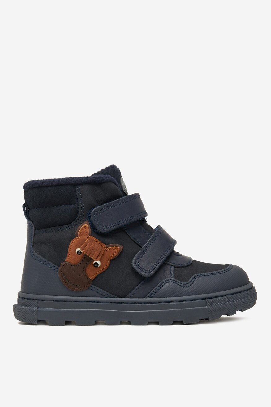 Šněrovací vyšší obuv Lasocki Kids TMAVĚ MODRÁ - 5906751337318