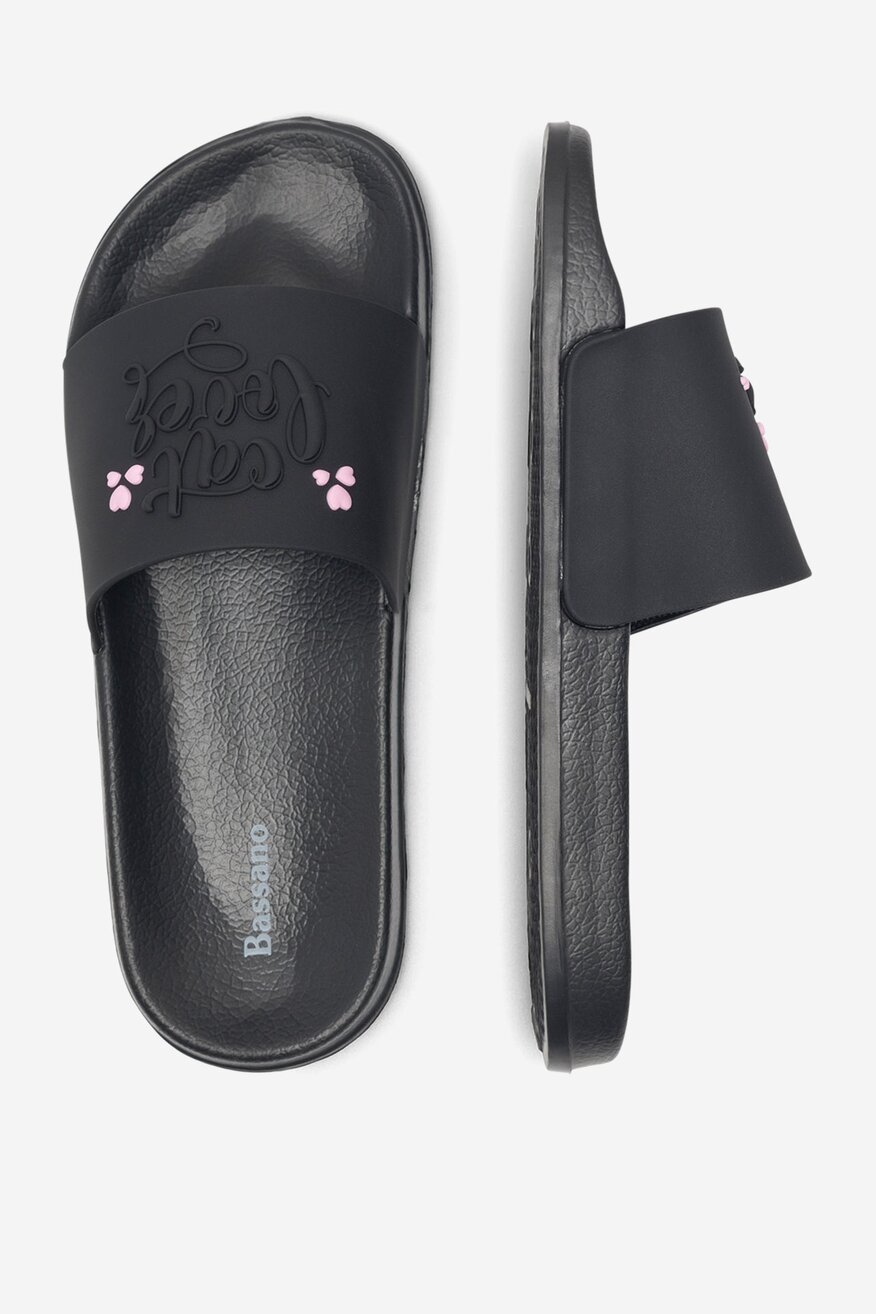 Șlapi pentru bazin Bassano NEGRU - 5905588397403