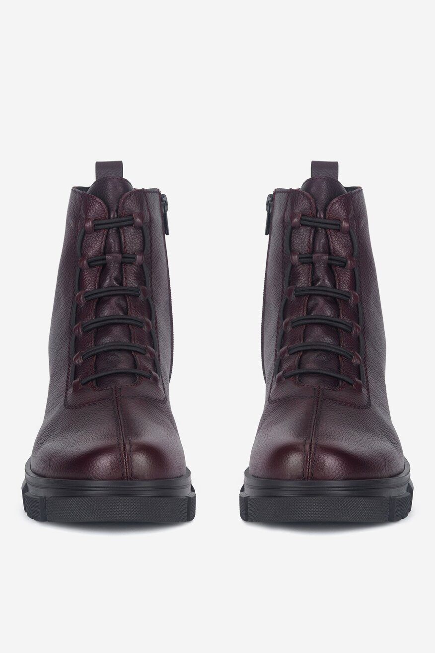 
                Rieker - Trzewiki skórzane ocieplane - 2230062968798