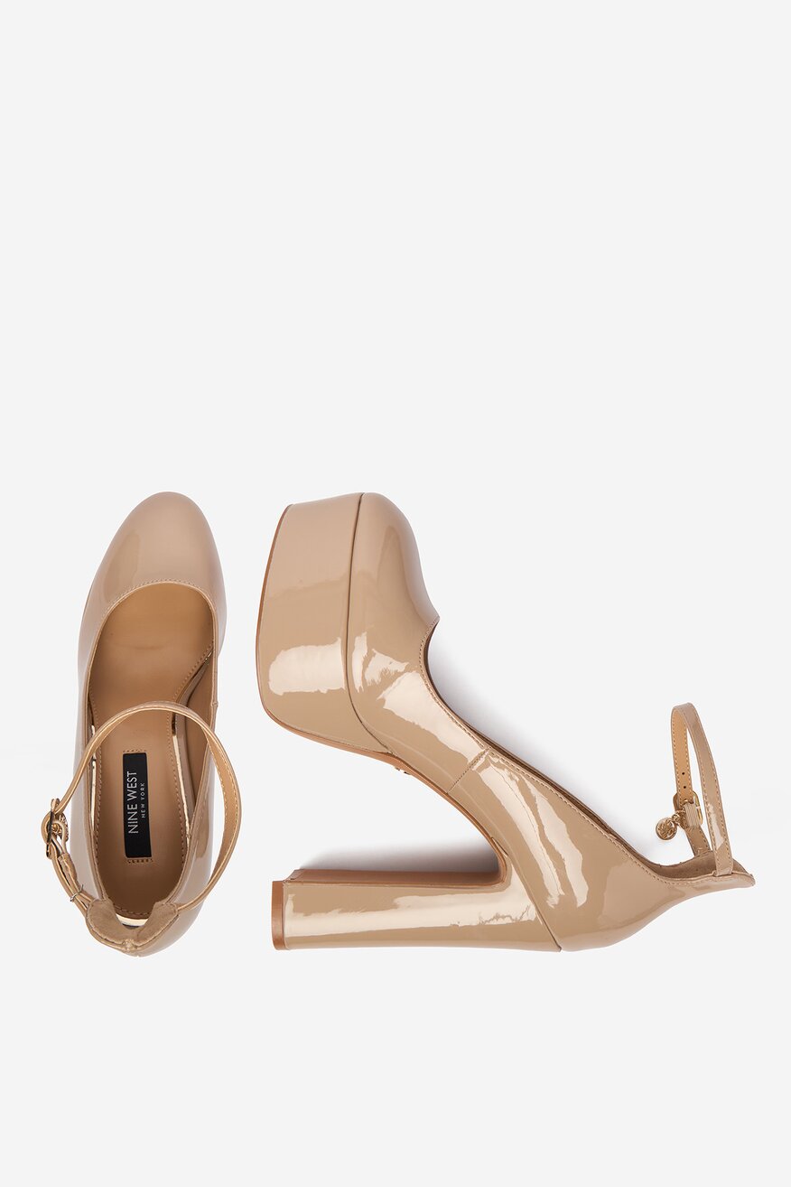 
                NINE WEST - Czółenka na słupku - 5906751849705