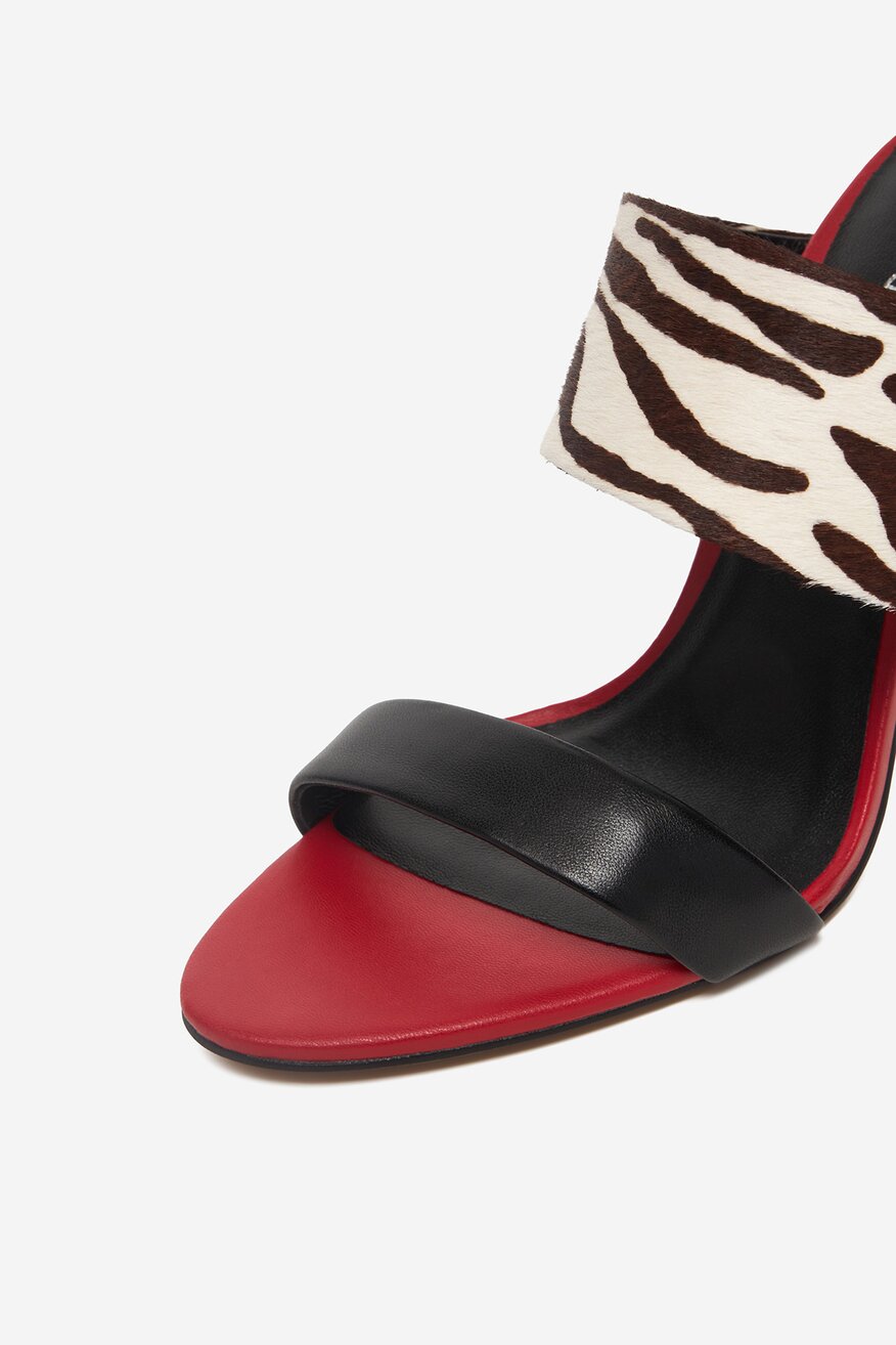 
                EVA MINGE - Sandały skórzane - 5906751814406