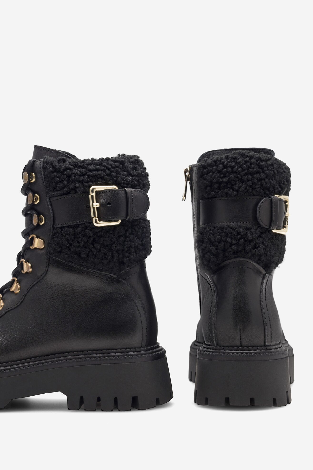 Trzewiki EVA MINGE AGNITA-4050 Czarny