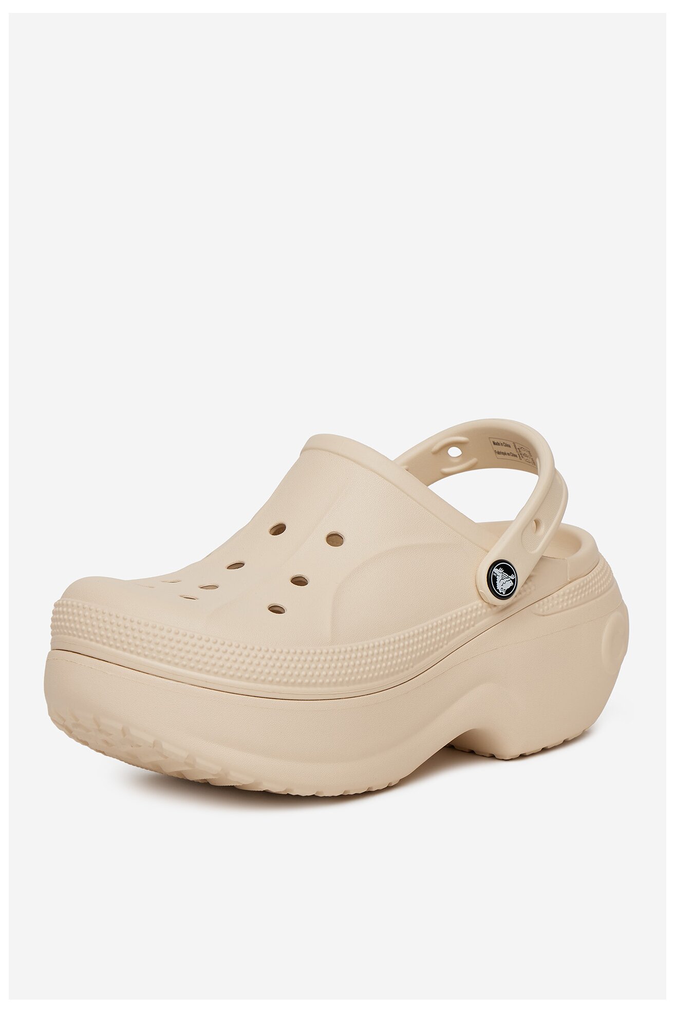 Klapki basenowe Crocs BELLA CLOG 210062-11S Beżowy