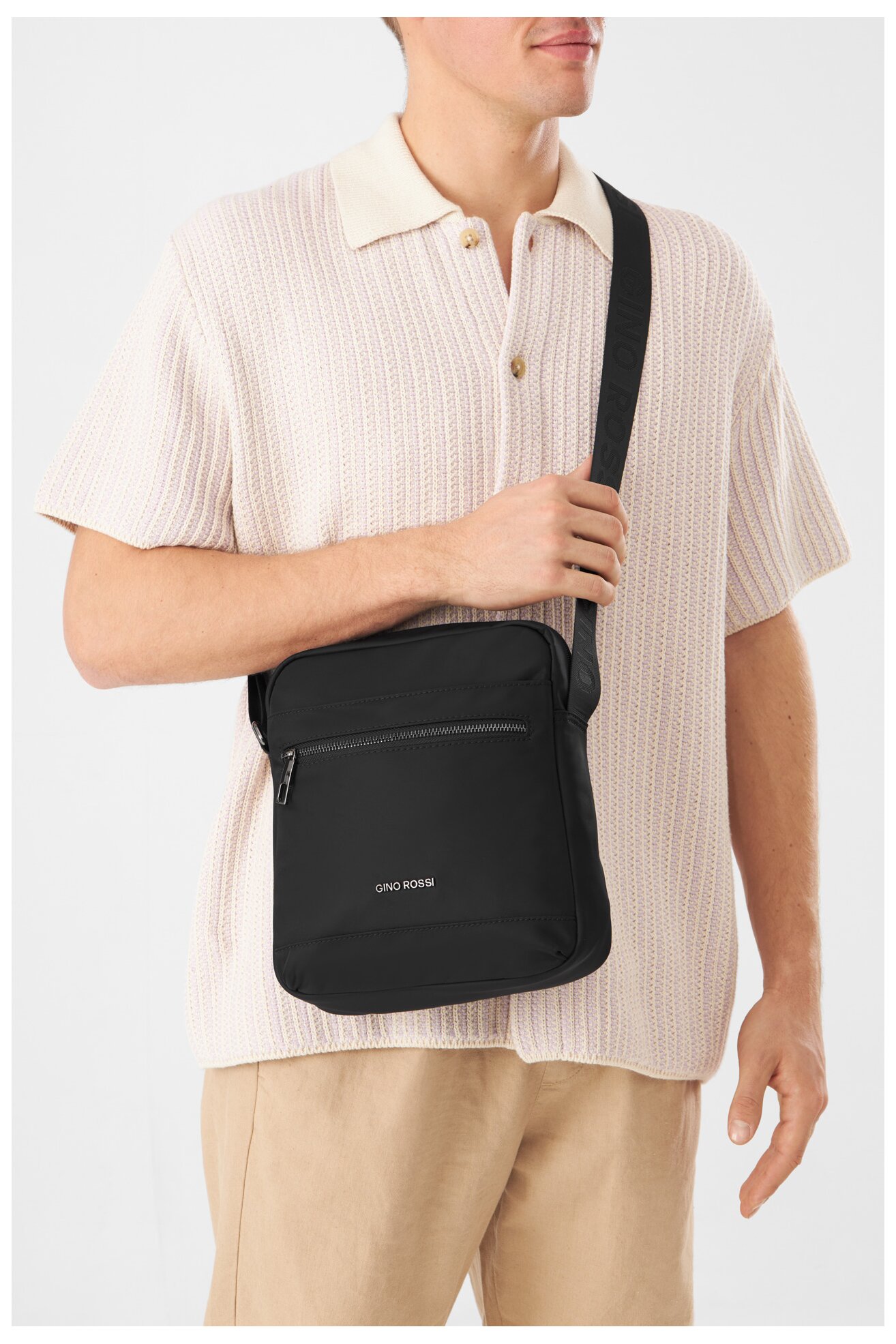 Torba męska Gino Rossi GIN-E-028-05 Czarny