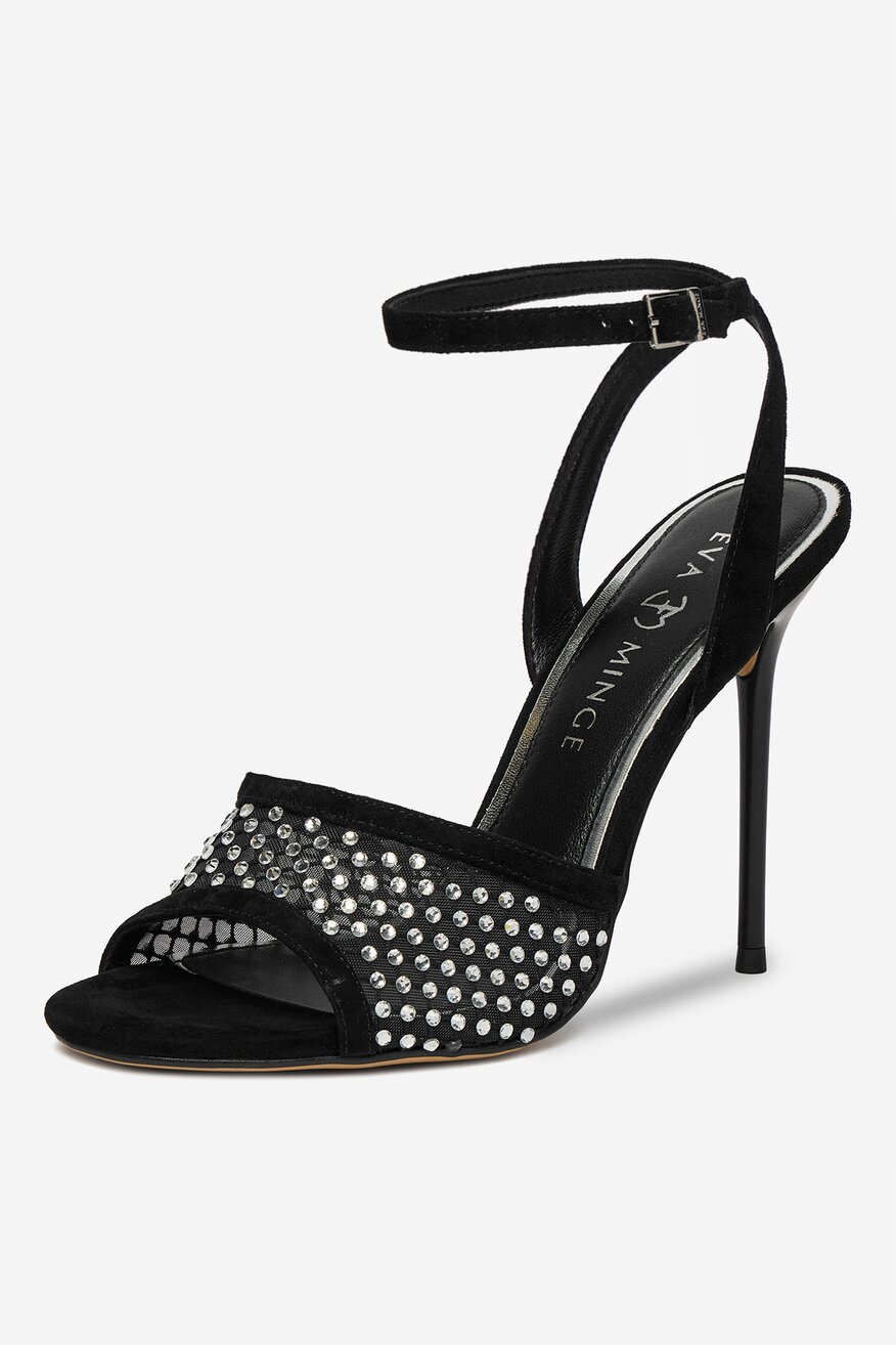 
                EVA MINGE - Sandały skórzane - 5906751862834