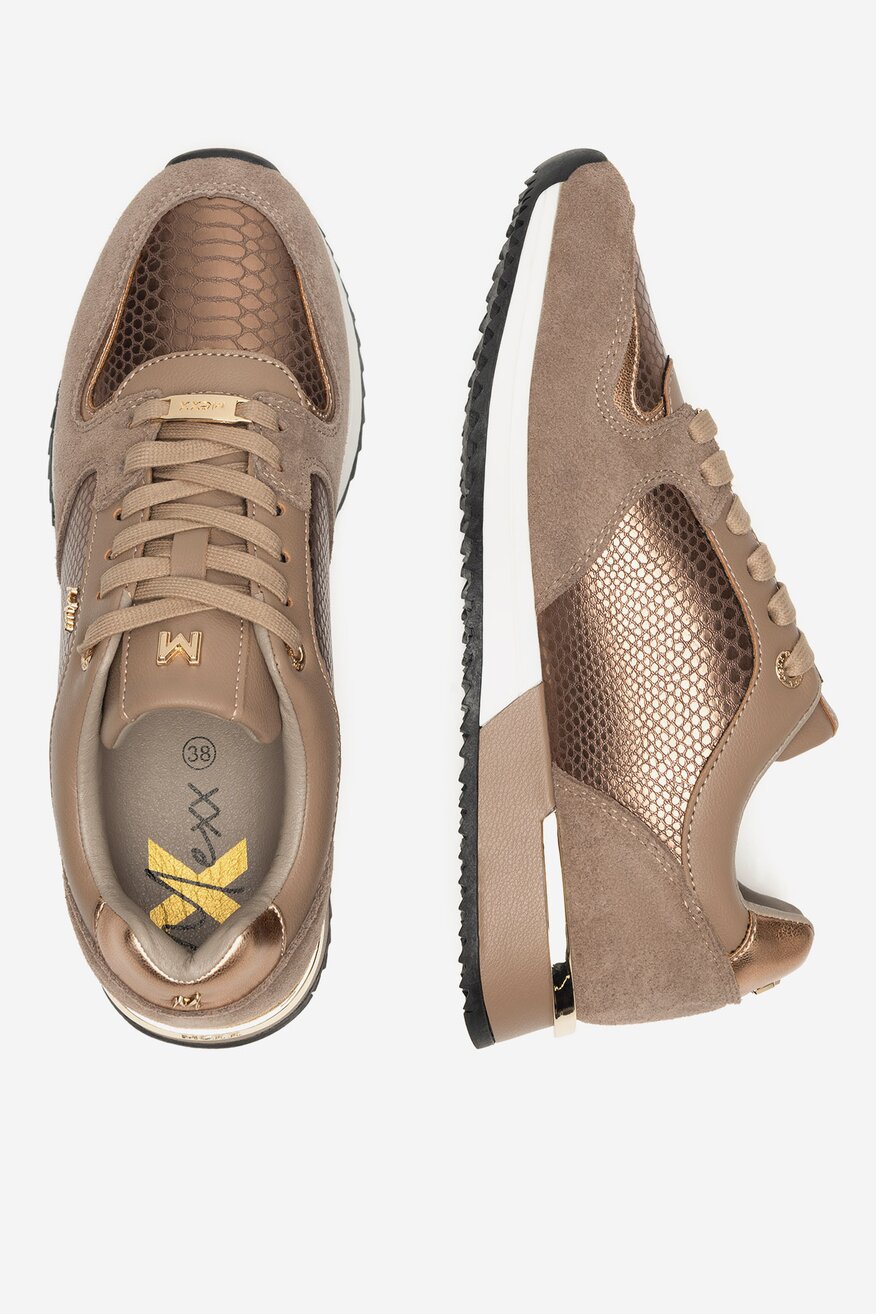Mexx - Sneakersy skórzane - 5905588925743